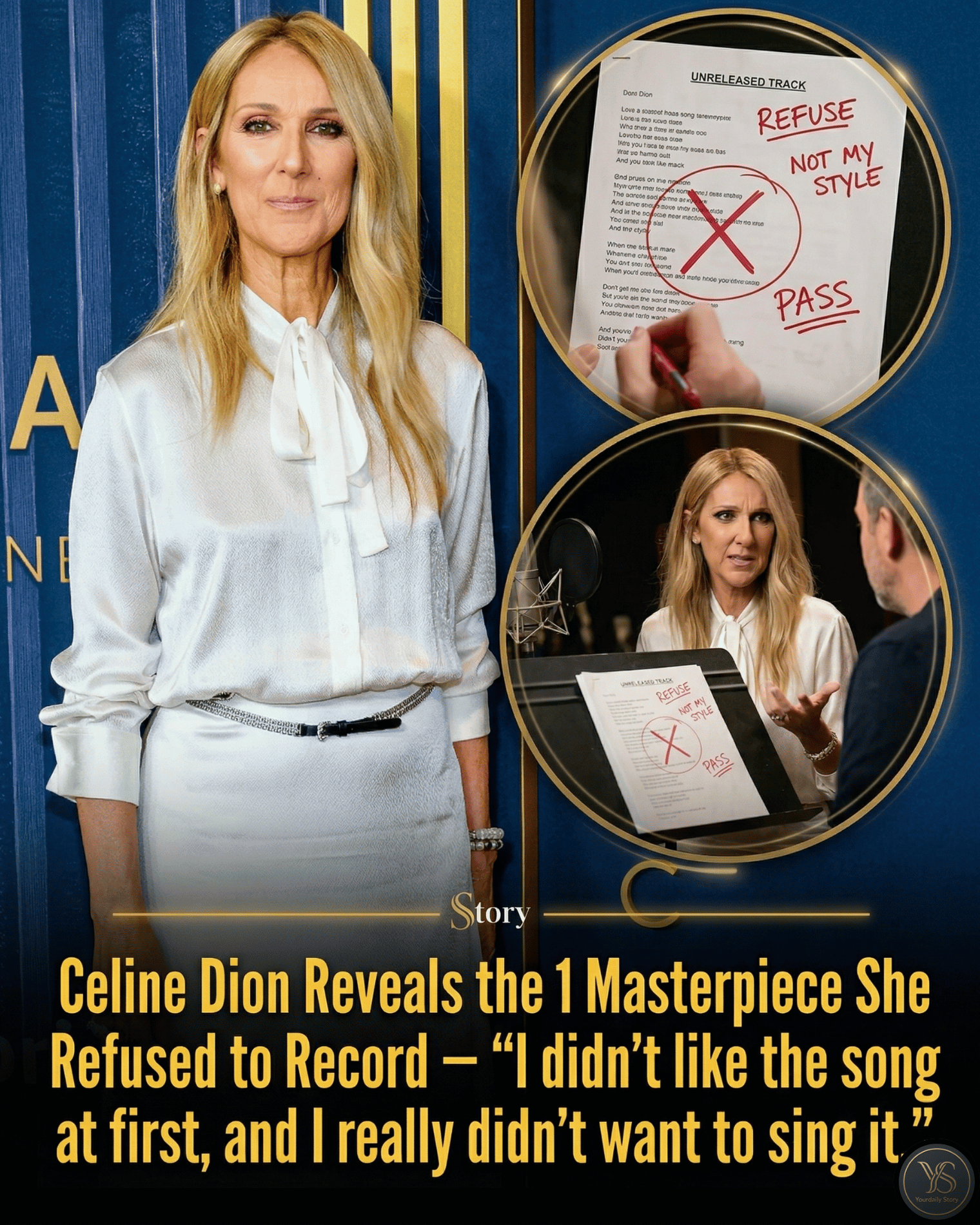 Celine Dion Reveals the 1 Masterpiece She Refused to Record — “I didn’t like the song at first, and I really didn’t want to sing it.”