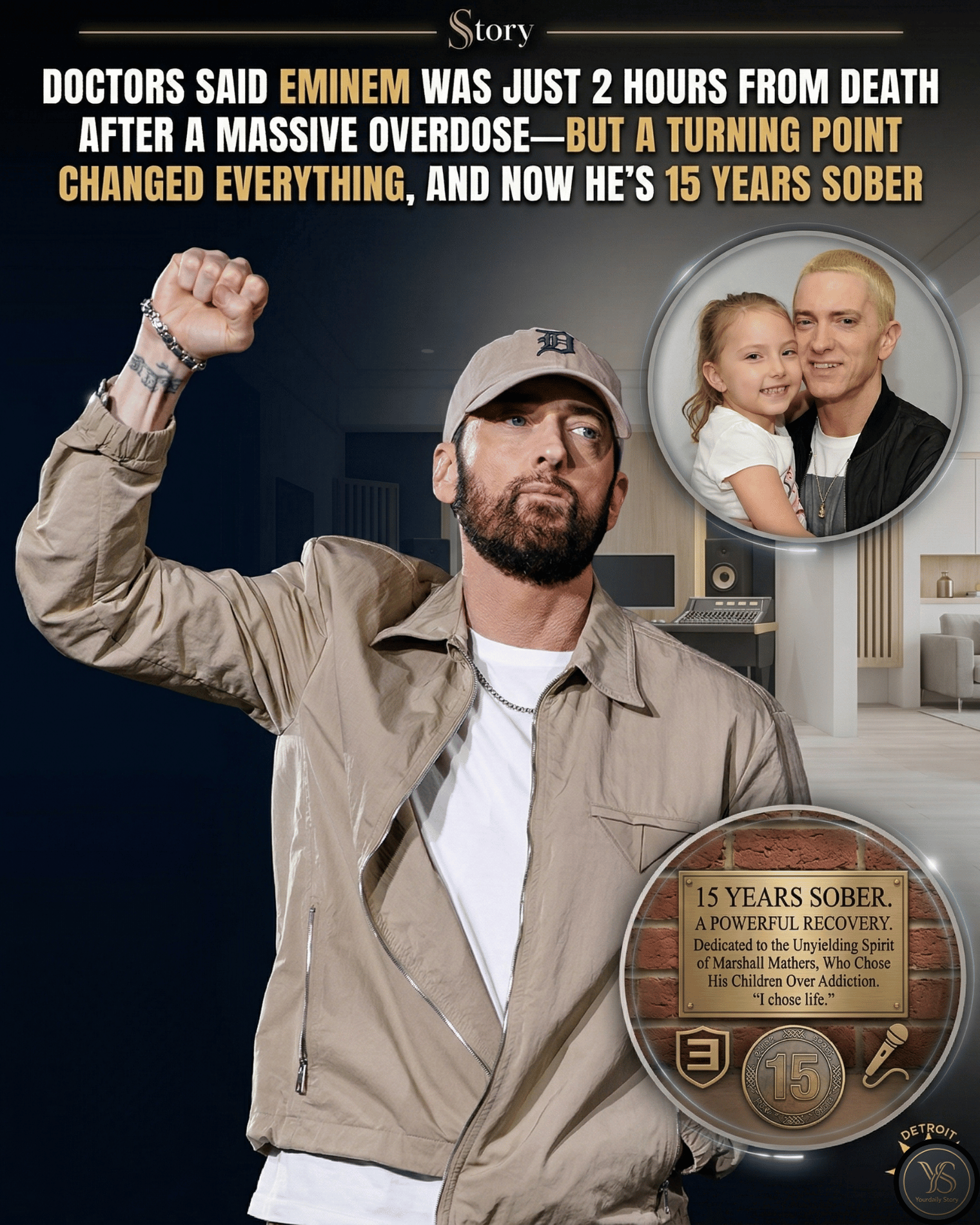 Doctors Said Eminem Was Just 2 Hours From Death After A Massive Overdose—But A Turning Point Changed Everything, And Now He’s 15 Years Sober