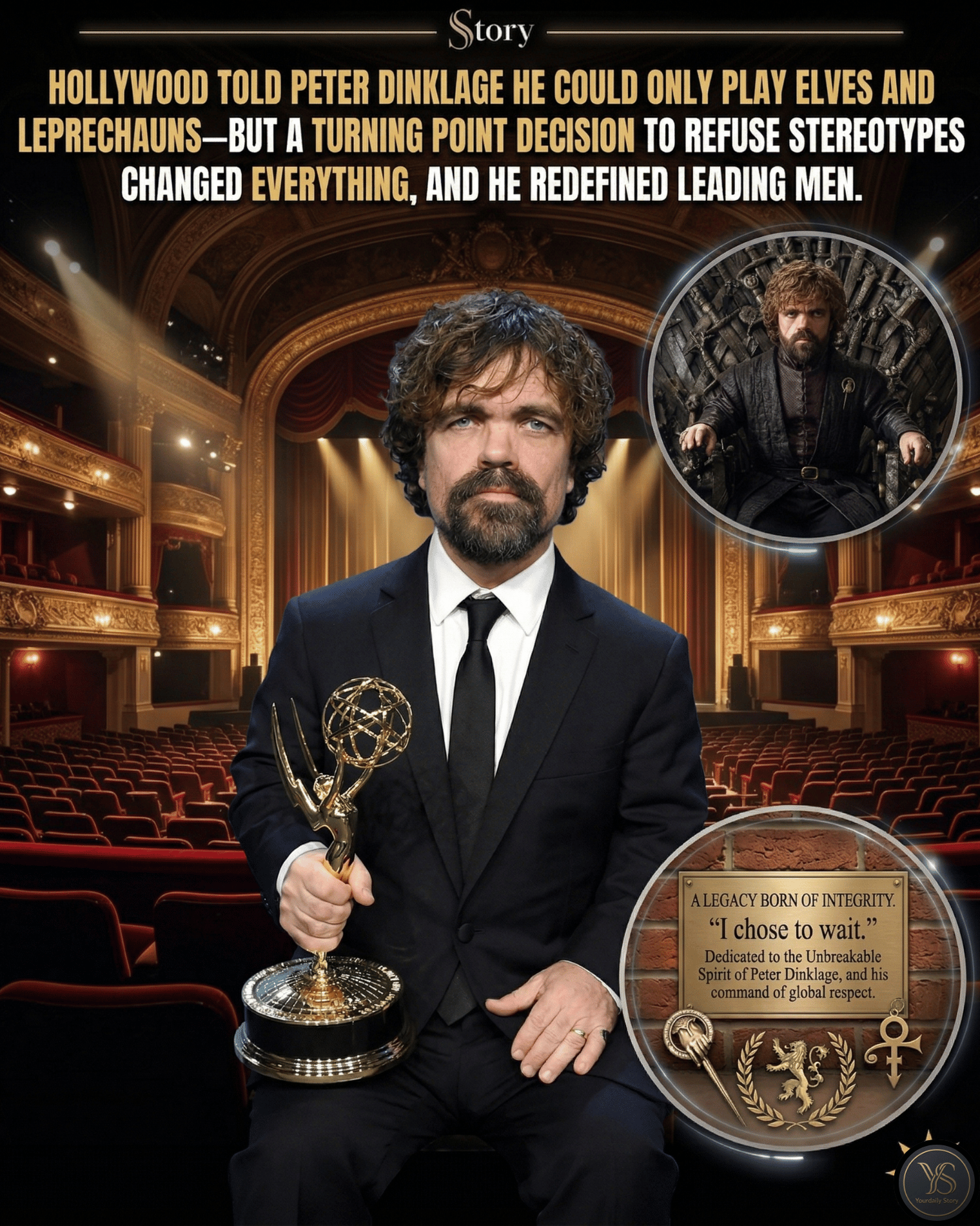 Hollywood Told Peter Dinklage He Could Only Play Elves And Leprechauns—But A Turning Point Decision To Refuse Stereotypes Changed Everything, And He Redefined Leading Men.