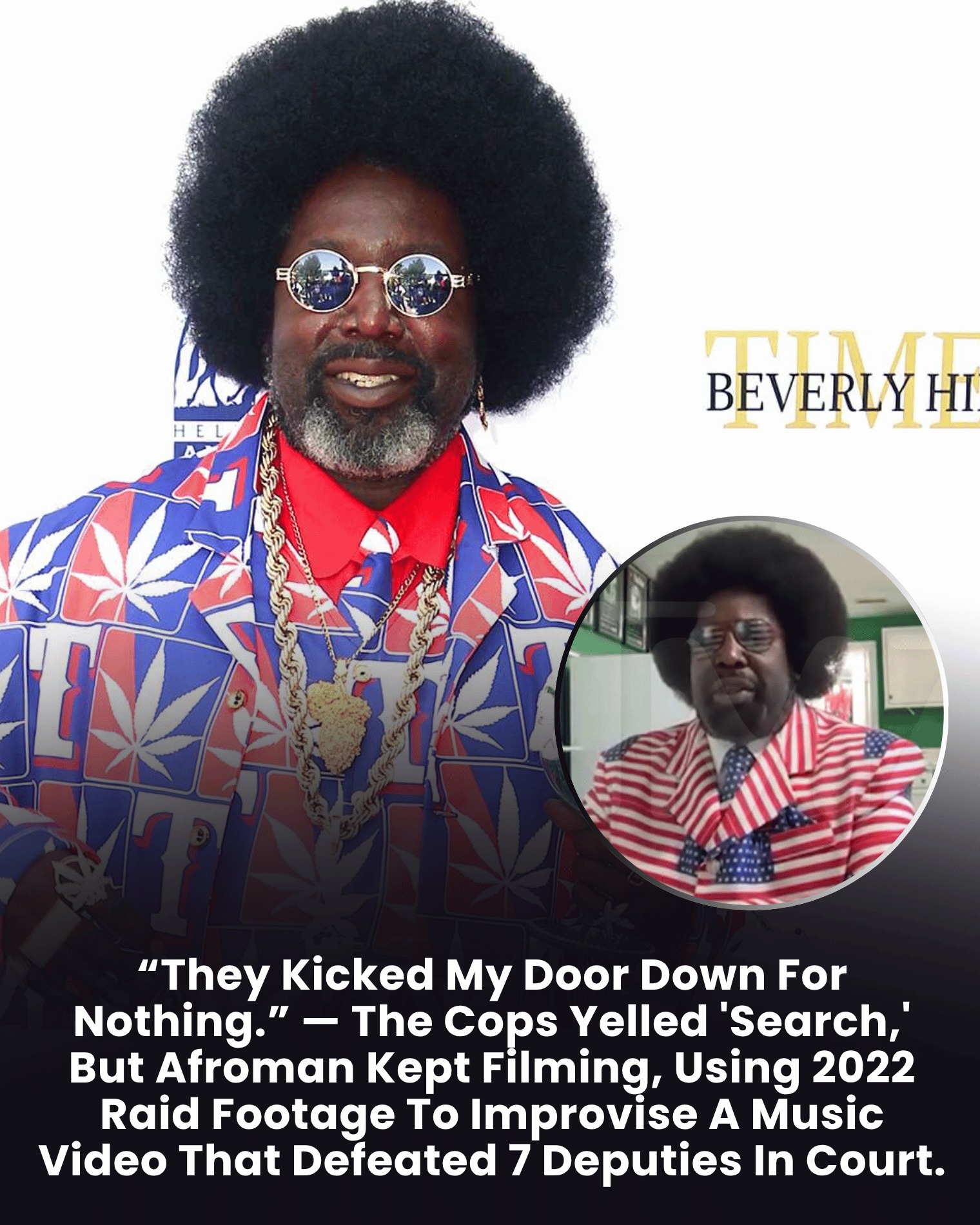 “They Kicked My Door Down For Nothing.” — The Cops Yelled ‘Search,’ But Afroman Kept Filming, Using 2022 Raid Footage To Improvise A Music Video That Defeated 7 Deputies In Court.