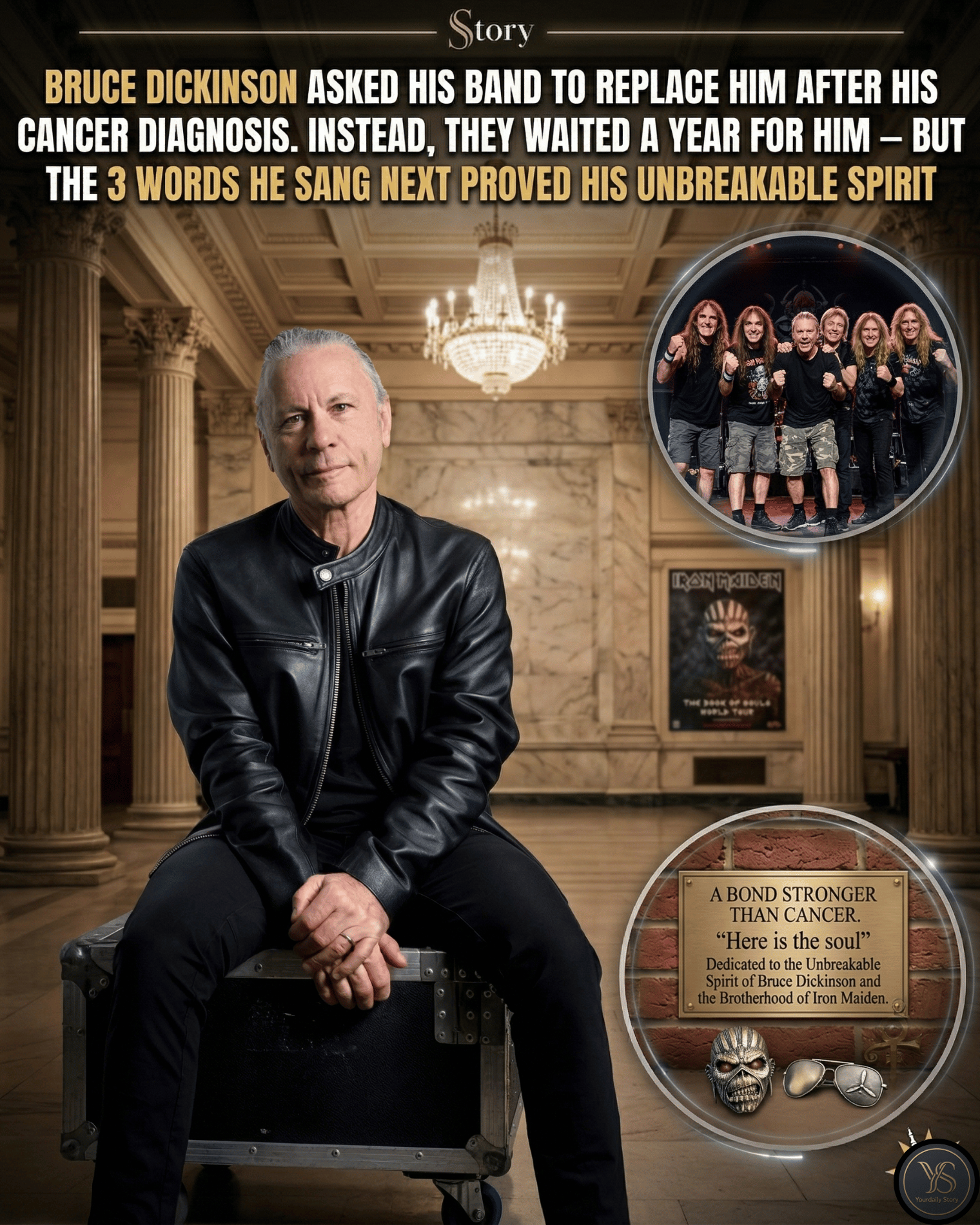 Bruce Dickinson Asked His Band To Replace Him After His Cancer Diagnosis. Instead, They Waited A Year For Him — But The 3 Words He Sang Next Proved His Unbreakable Spirit