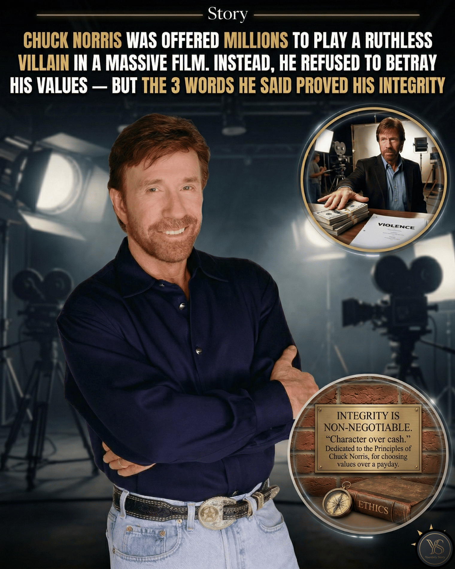 Chuck Norris Was Offered Millions To Play A Ruthless Villain In A Massive Film. Instead, He Refused To Betray His Values — But The 3 Words He Said Proved His Integrity