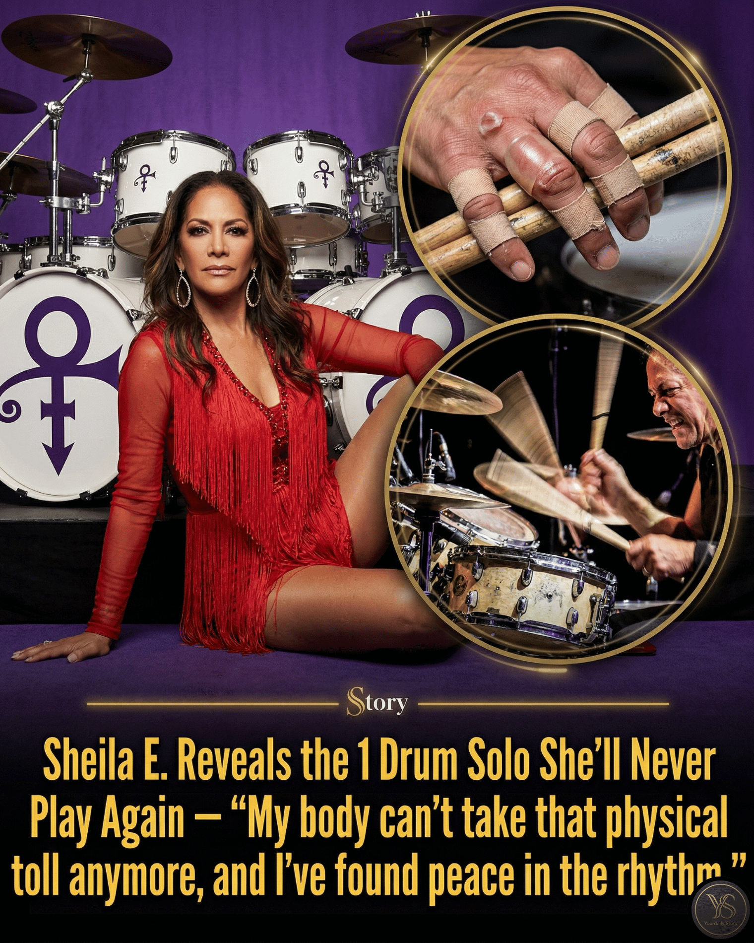 Sheila E. Reveals the 1 Drum Solo She’ll Never Play Again — “My body can’t take that physical toll anymore, and I’ve found peace in the rhythm.”