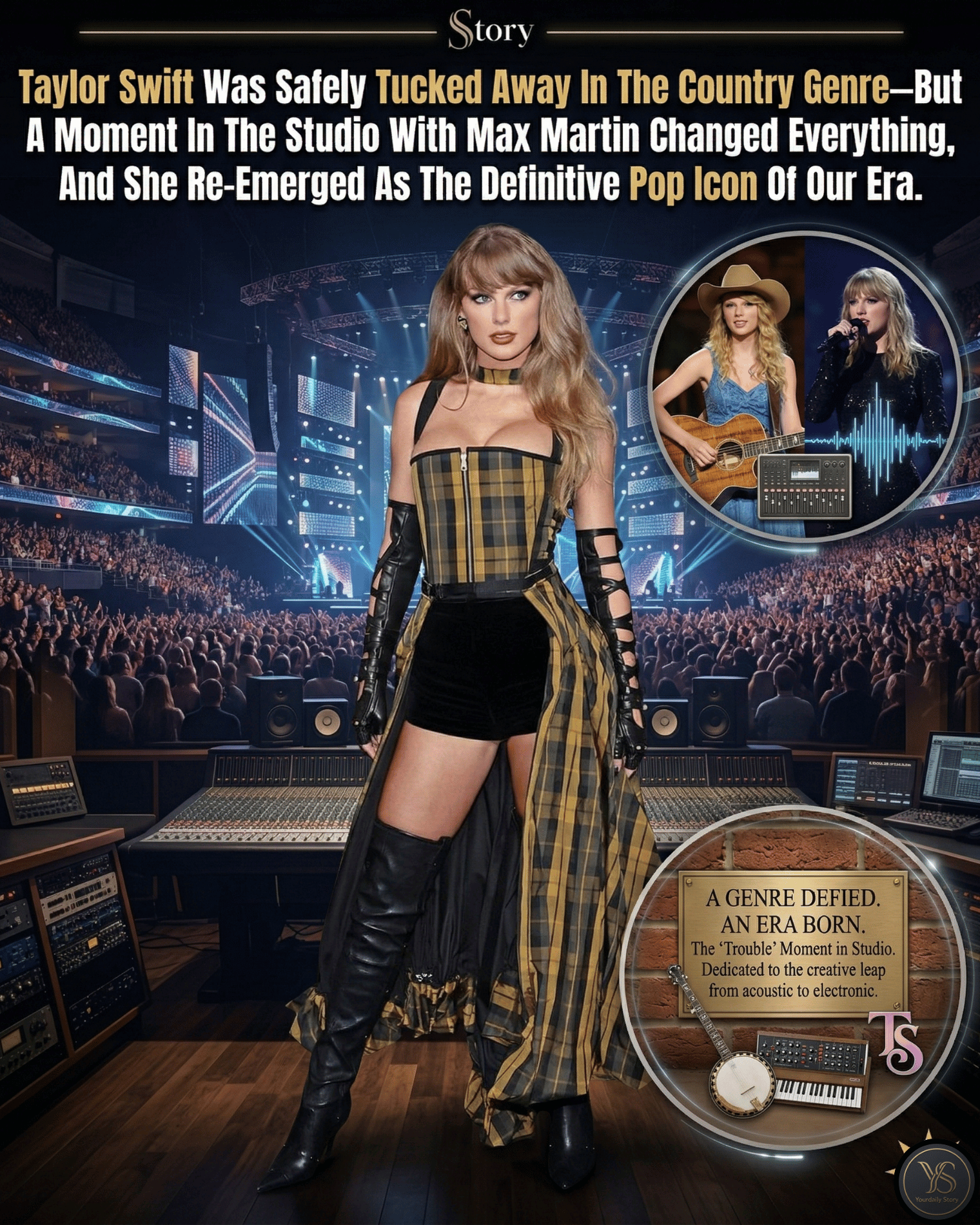 Taylor Swift Was Safely Tucked Away In The Country Genre—But A Moment In The Studio With Max Martin Changed Everything, And She Re-Emerged As The Definitive Pop Icon Of Our Era.