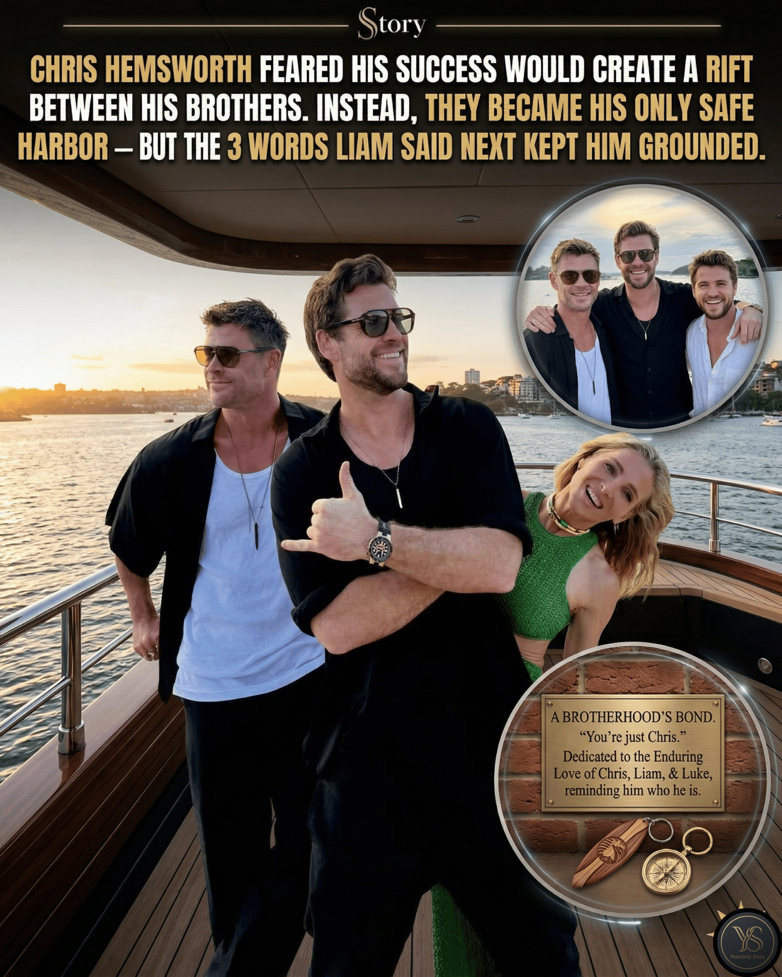Chris Hemsworth Feared His Success Would Create A Rift Between His Brothers. Instead, They Became His Only Safe Harbor — But The 3 Words Liam Said Next Kept Him Grounded.