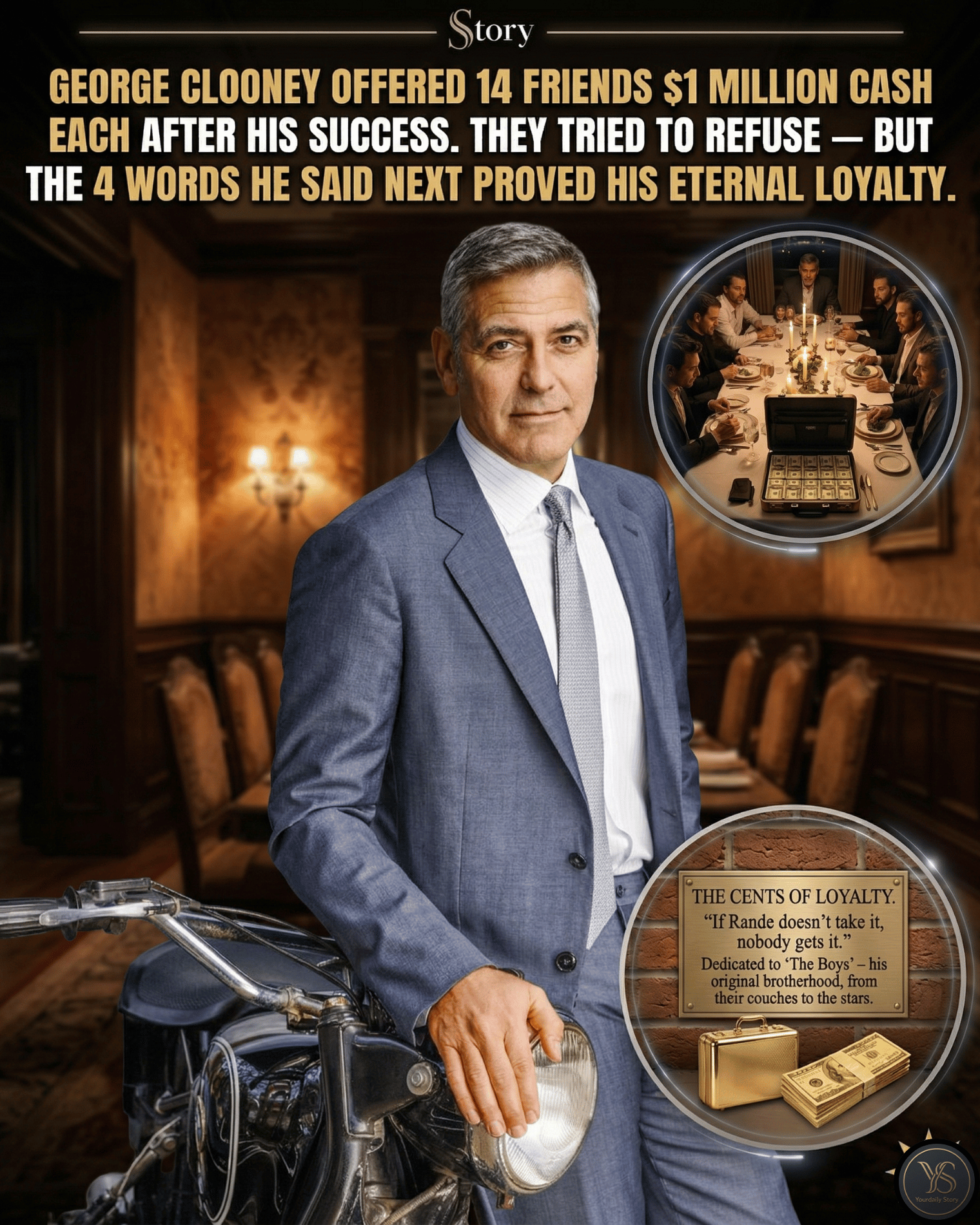 George Clooney Offered 14 Friends $1 Million Cash Each After His Success. They Tried To Refuse — But The 4 Words He Said Next Proved His Eternal Loyalty.