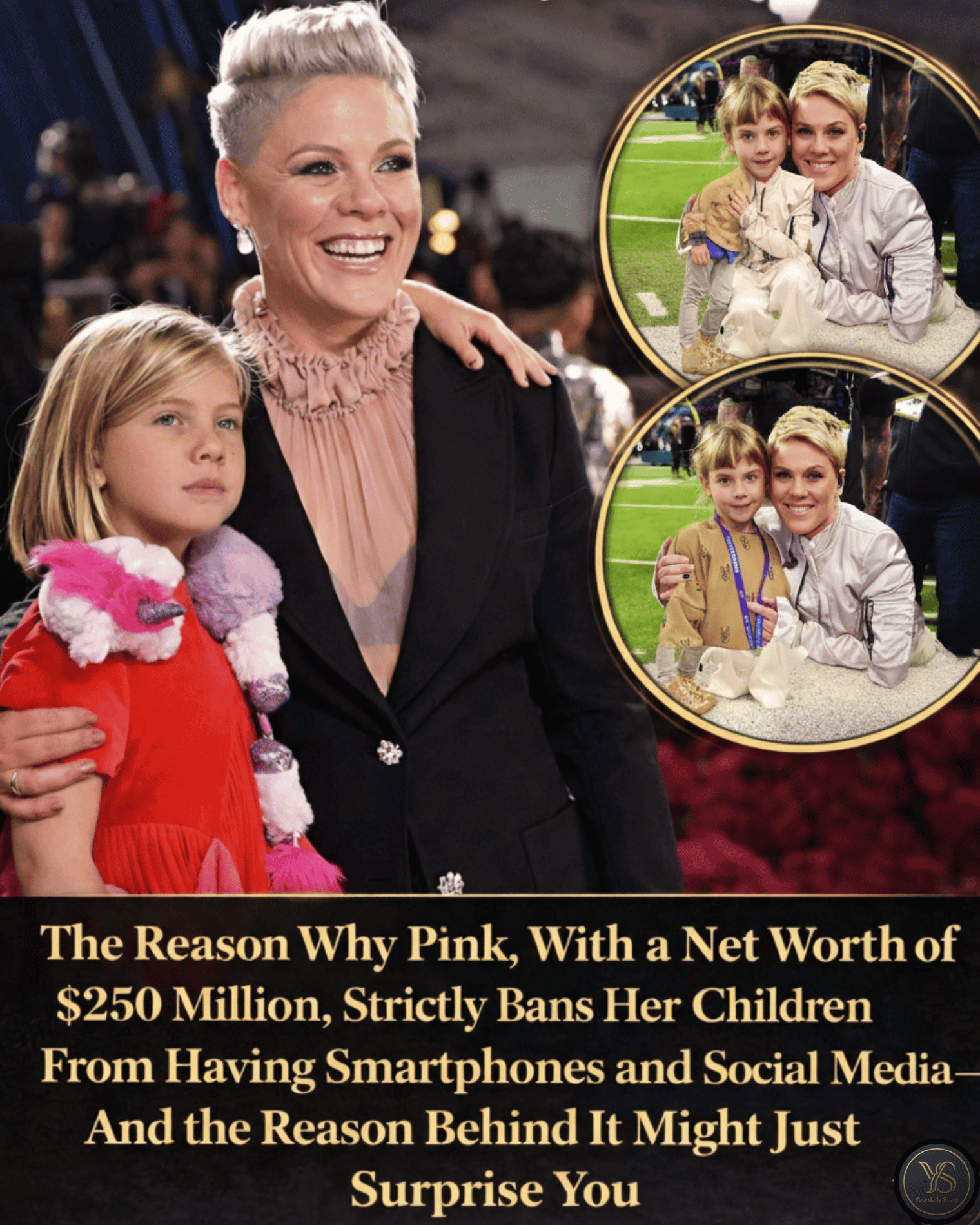 The Reason Why Pink, With a Net Worth of $250 Million, Strictly Bans Her Children From Having Smartphones and Social Media—And the Reason Behind It Might Just Surprise You