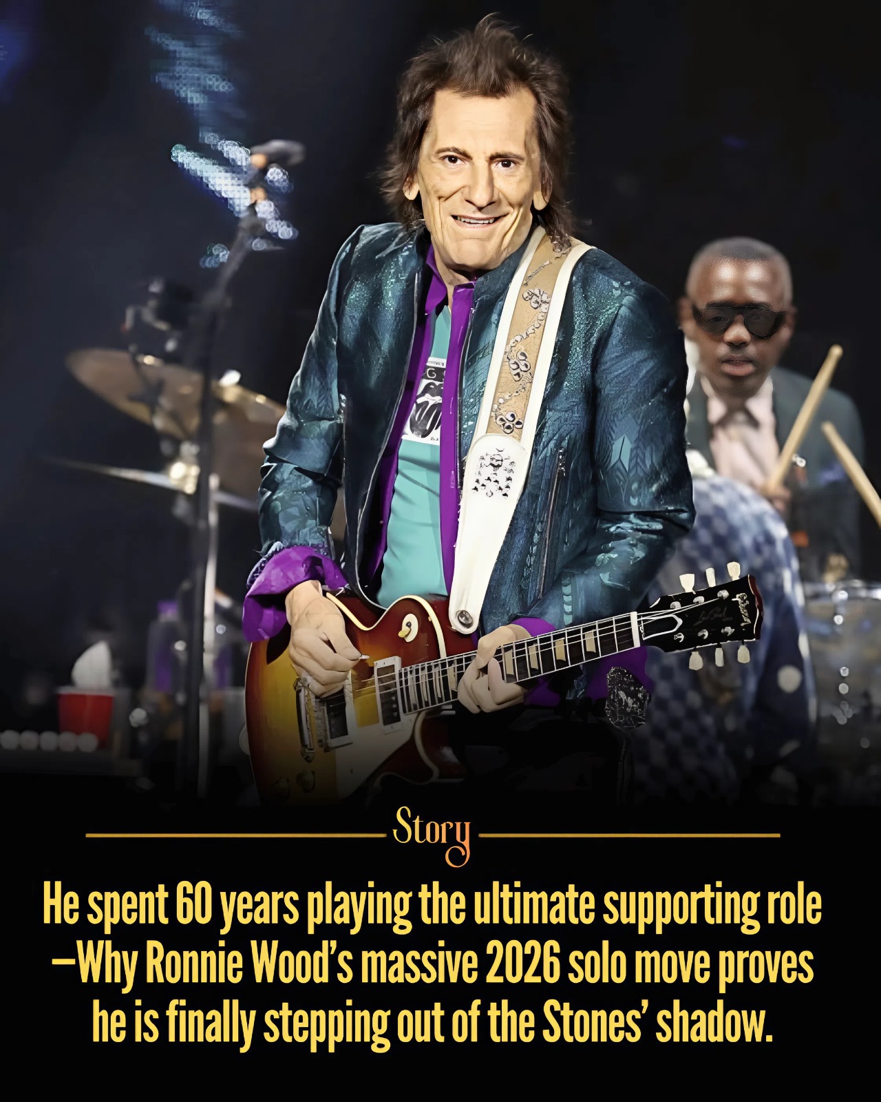 He spent 60 years playing the ultimate supporting role—Why Ronnie Wood’s massive 2026 solo move proves he is finally stepping out of the Stones’ shadow.