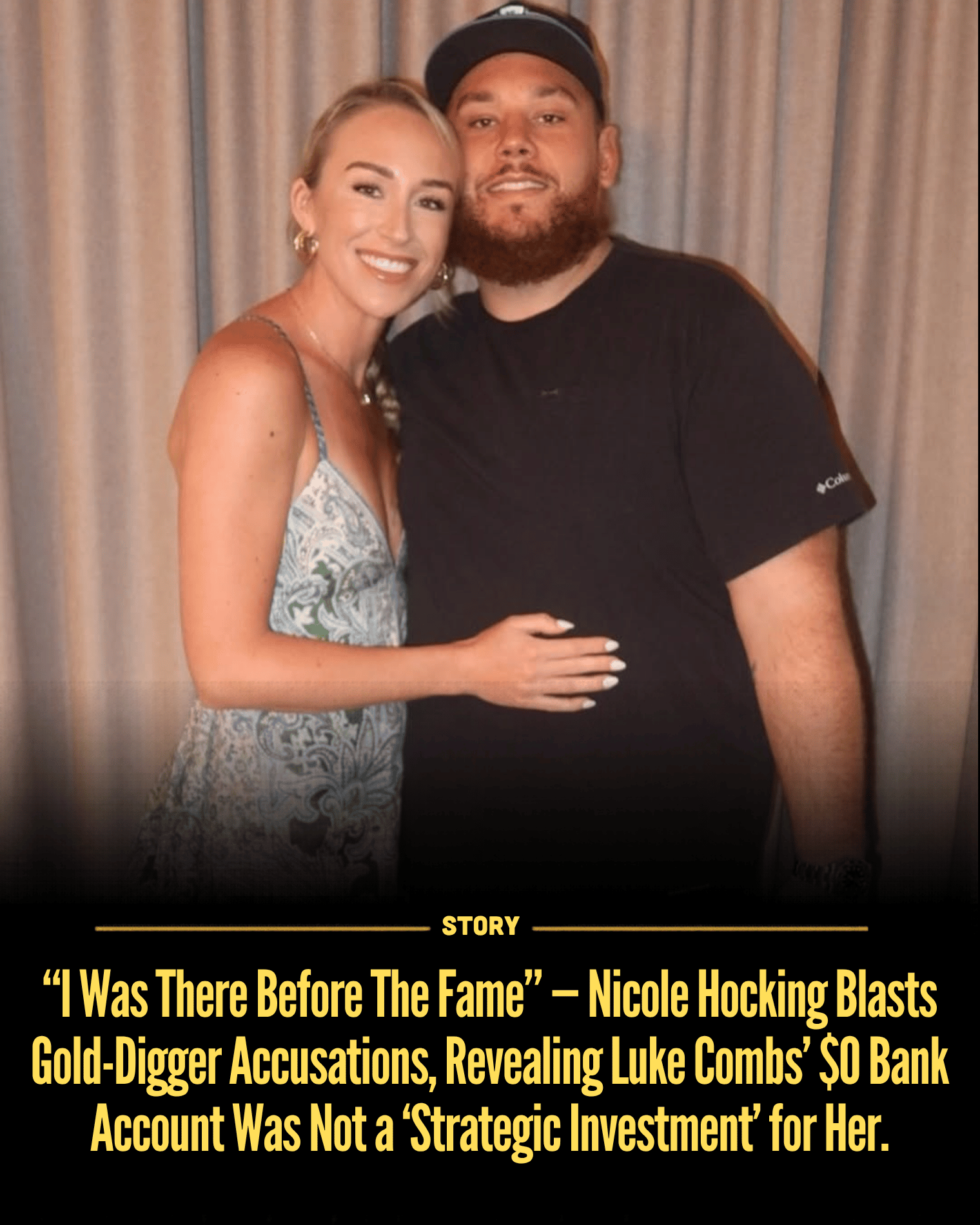 “I Was There Before The Fame” — Nicole Hocking Blasts Gold-Digger Accusations, Revealing Luke Combs’ $0 Bank Account Was Not a ‘Strategic Investment’ for Her.