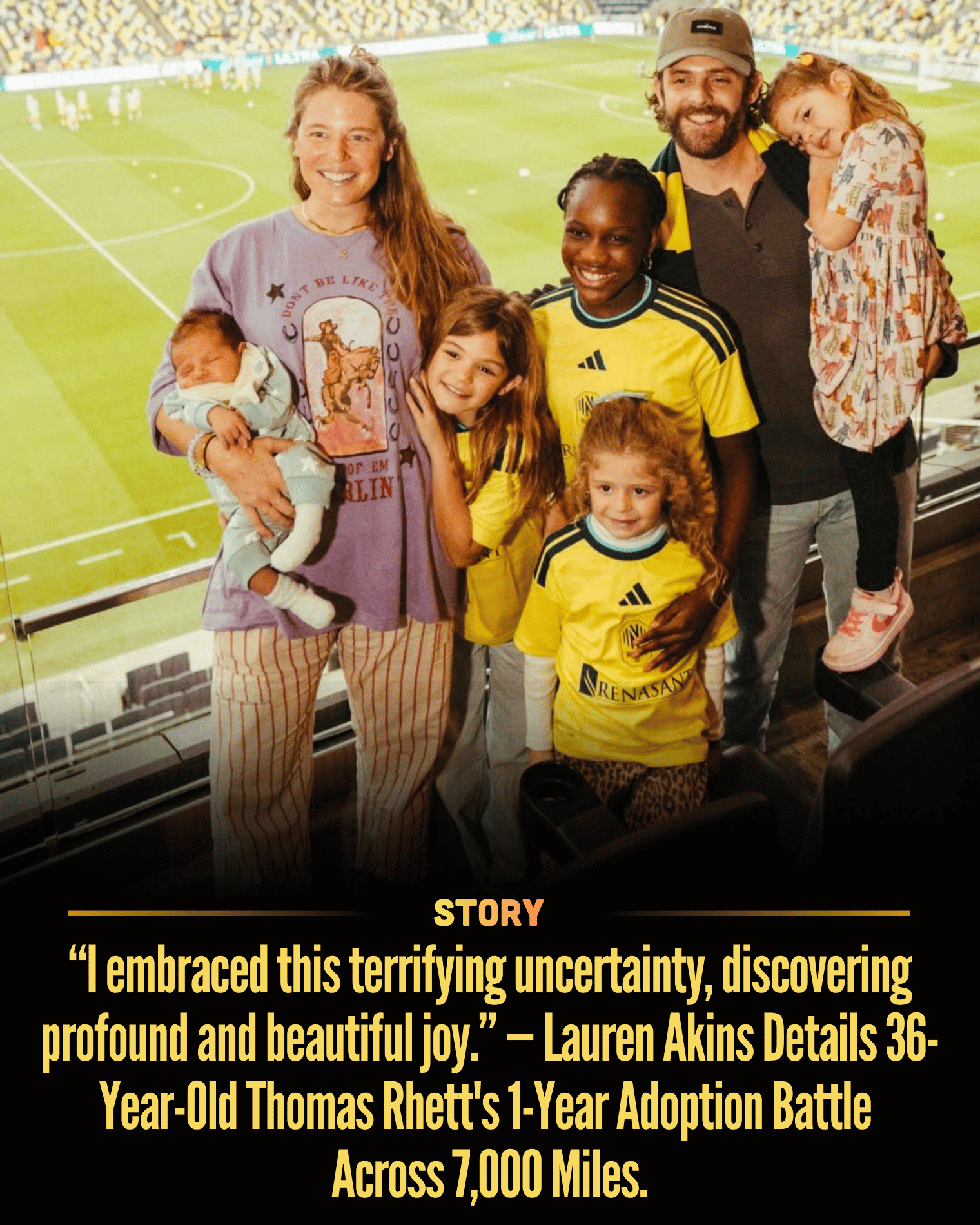 “I embraced this terrifying uncertainty, discovering profound and beautiful joy.” — Lauren Akins Details 36-Year-Old Thomas Rhett’s 1-Year Adoption Battle Across 7,000 Miles.