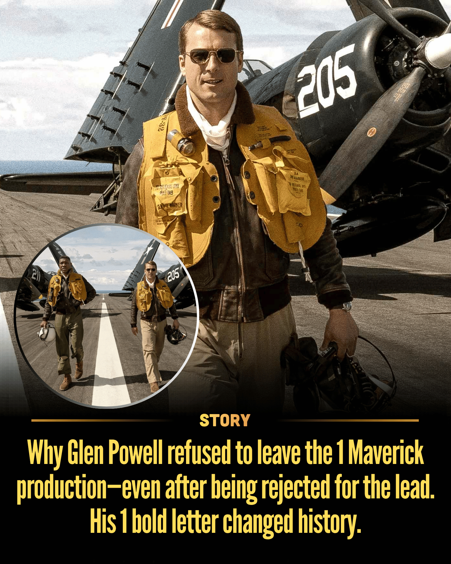 Why Glen Powell refused to leave the 1 Maverick production—even after being rejected for the lead. His 1 bold letter changed history.