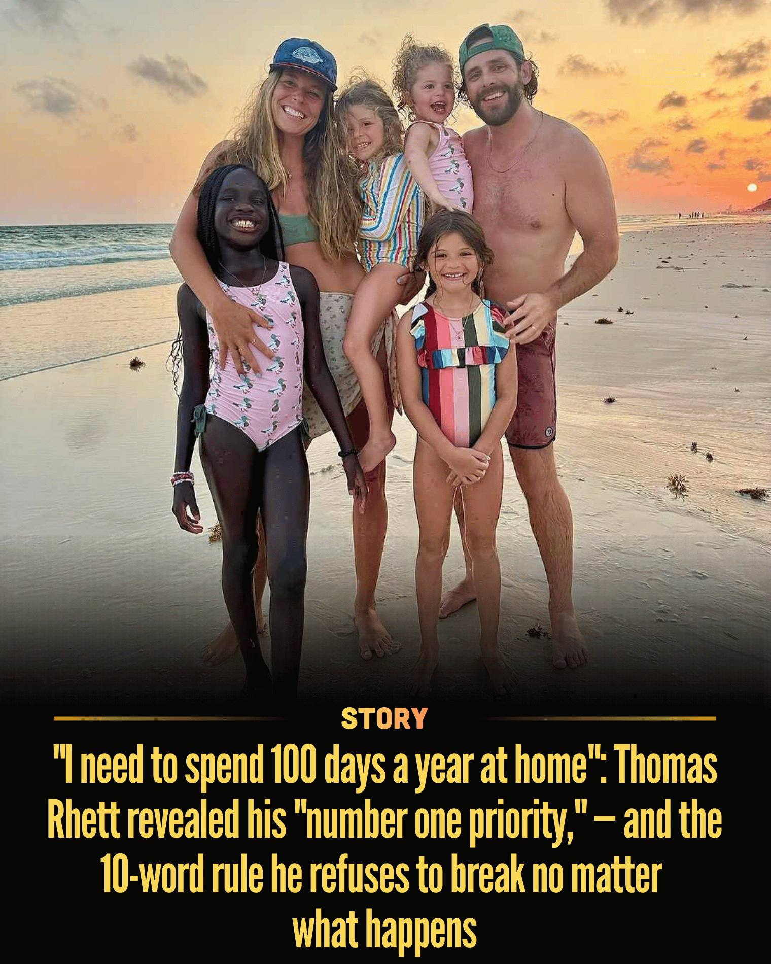 “I need to spend 100 days a year at home”: Thomas Rhett revealed his “number one priority,” — and the 10-word rule he refuses to break no matter what happens
