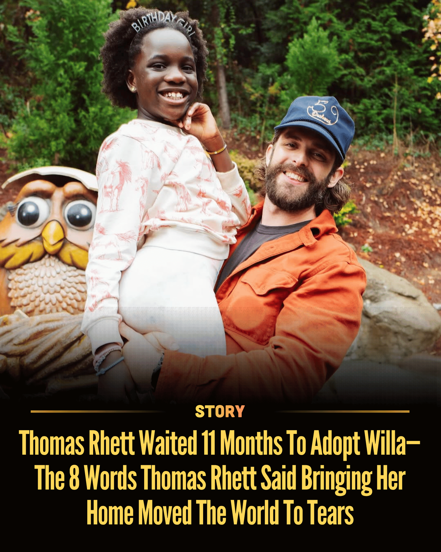 Thomas Rhett Waited 11 Months To Adopt Willa—The 8 Words Thomas Rhett Said Bringing Her Home Moved The World To Tears