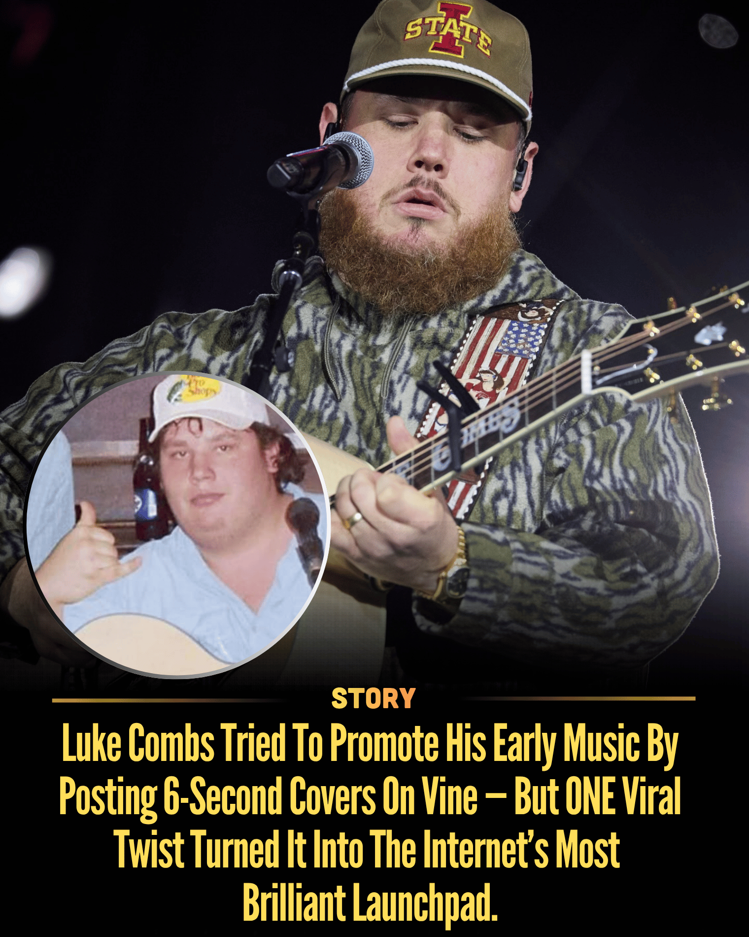 Luke Combs Tried To Promote His Early Music By Posting 6-Second Covers On Vine — But ONE Viral Twist Turned It Into The Internet’s Most Brilliant Launchpad.