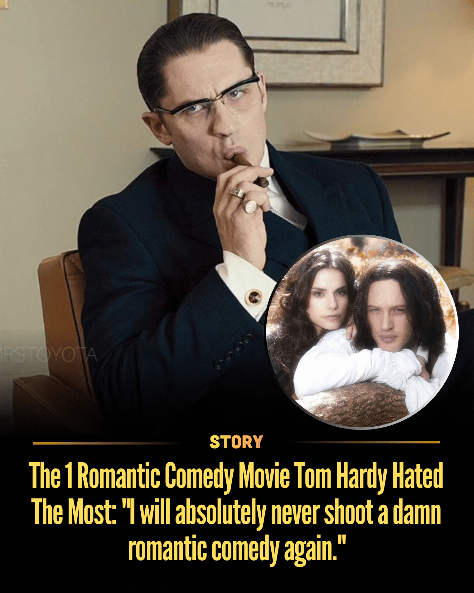 The 1 Romantic Comedy Movie Tom Hardy Hated The Most: “I will absolutely never shoot a damn romantic comedy again.”