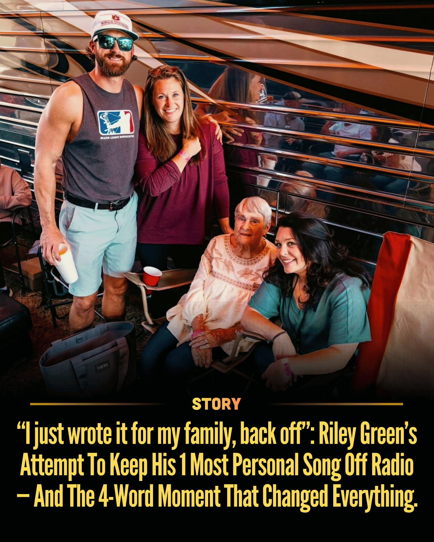 “I just wrote it for my family, back off”: Riley Green’s Attempt To Keep His 1 Most Personal Song Off Radio — And The 4-Word Moment That Changed Everything.