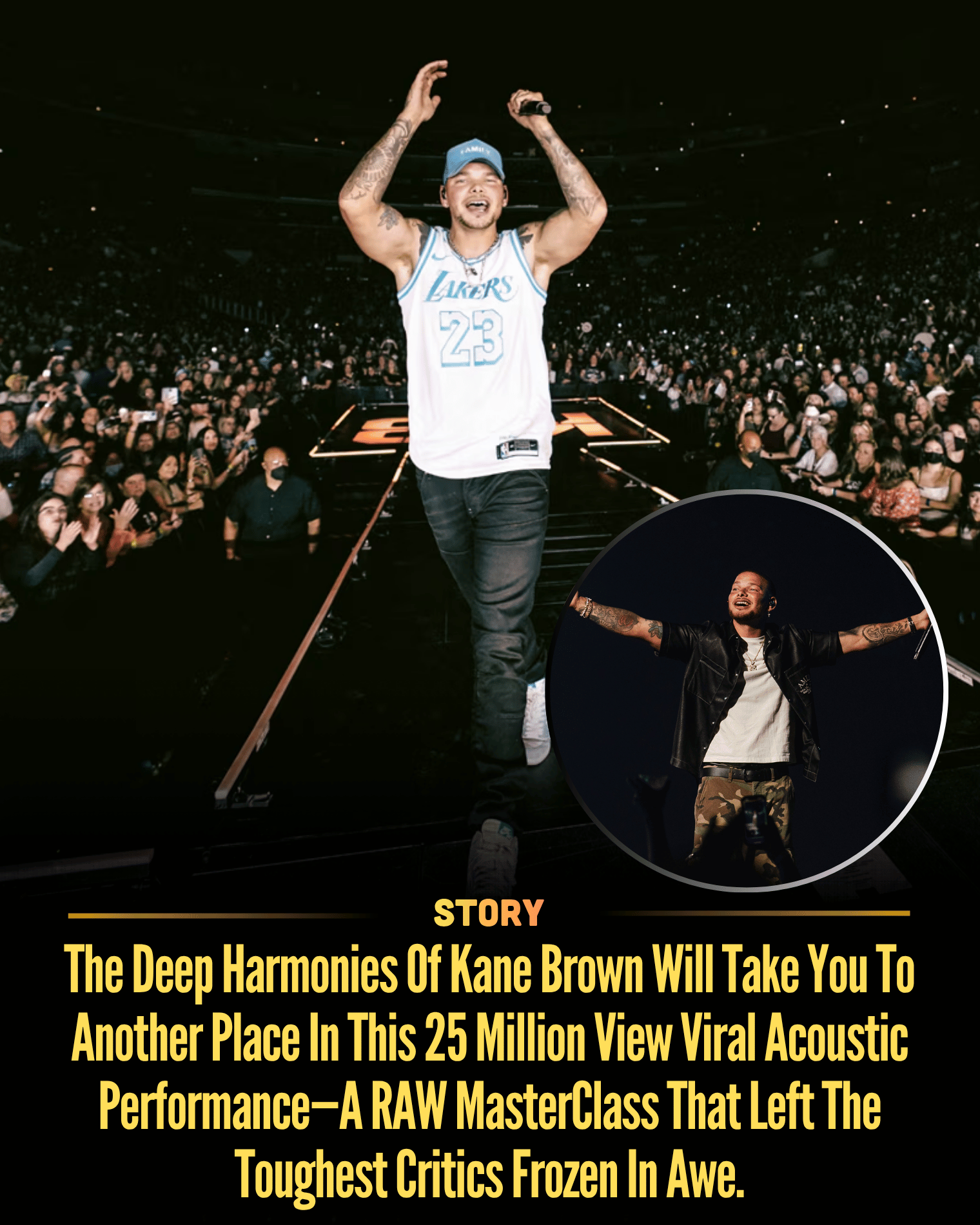 The Deep Harmonies Of Kane Brown Will Take You To Another Place In This 25 Million View Viral Acoustic Performance—A RAW MasterClass That Left The Toughest Critics Frozen In Awe.