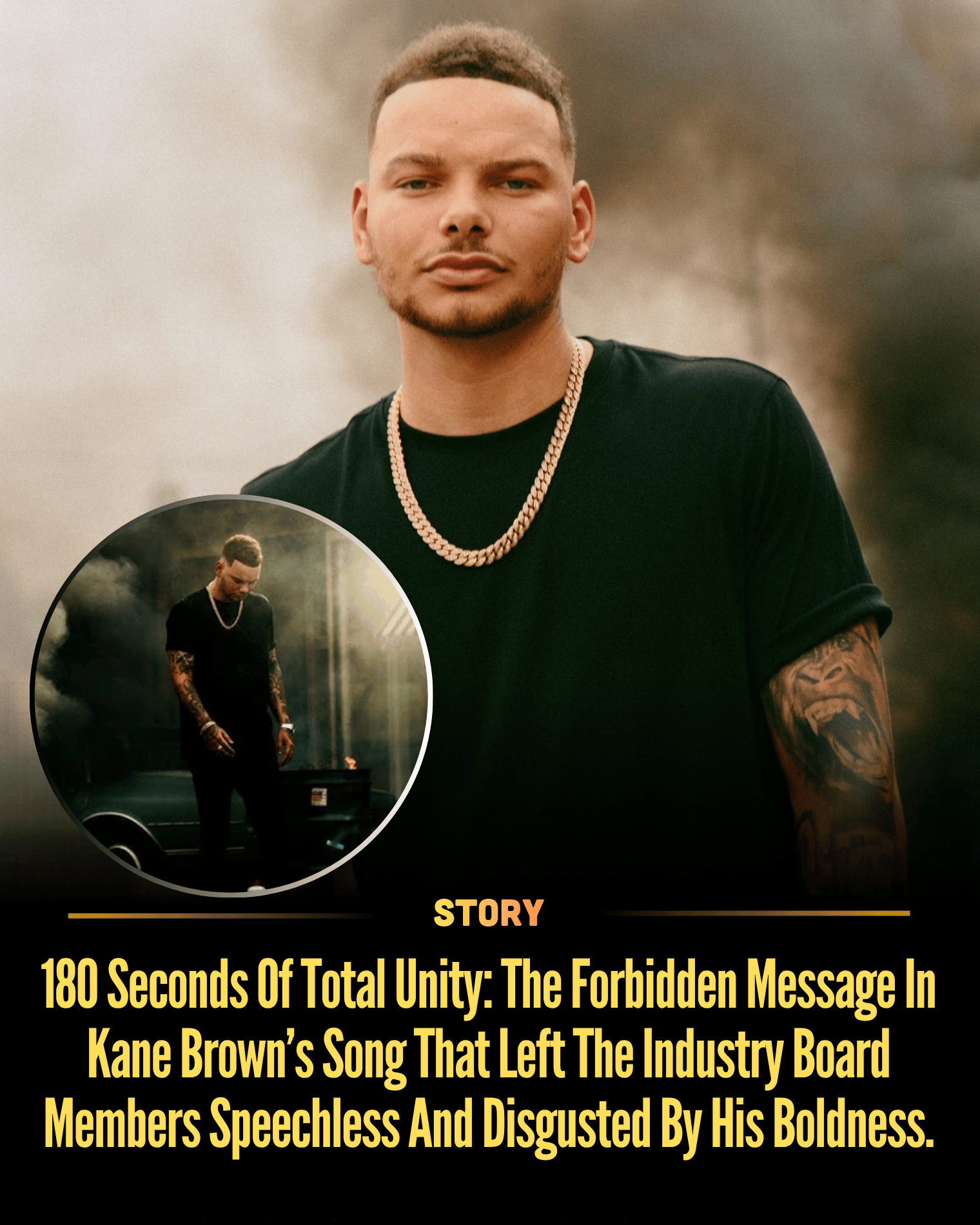 180 Seconds Of Total Unity: The Forbidden Message In Kane Brown’s Song That Left The Industry Board Members Speechless And Disgusted By His Boldness.