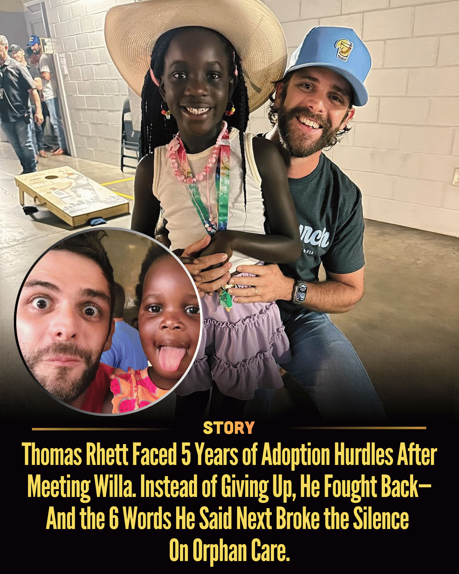Thomas Rhett Faced 5 Years of Adoption Hurdles After Meeting Willa. Instead of Giving Up, He Fought Back—And the 6 Words He Said Next Broke the Silence On Orphan Care.