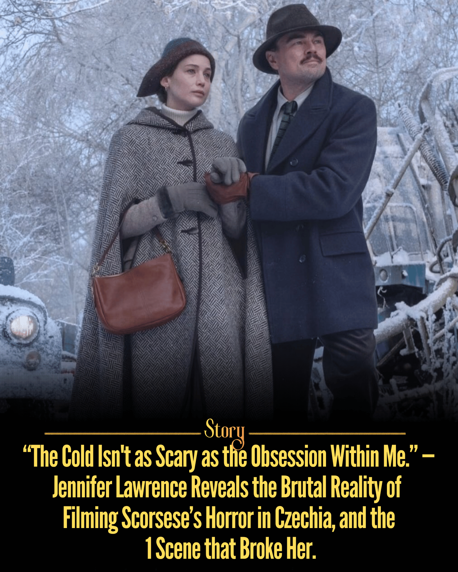 “The Cold Isn’t as Scary as the Obsession Within Me.” — Jennifer Lawrence Reveals the Brutal Reality of Filming Scorsese’s Horror in Czechia, and the 1 Scene that Broke Her.