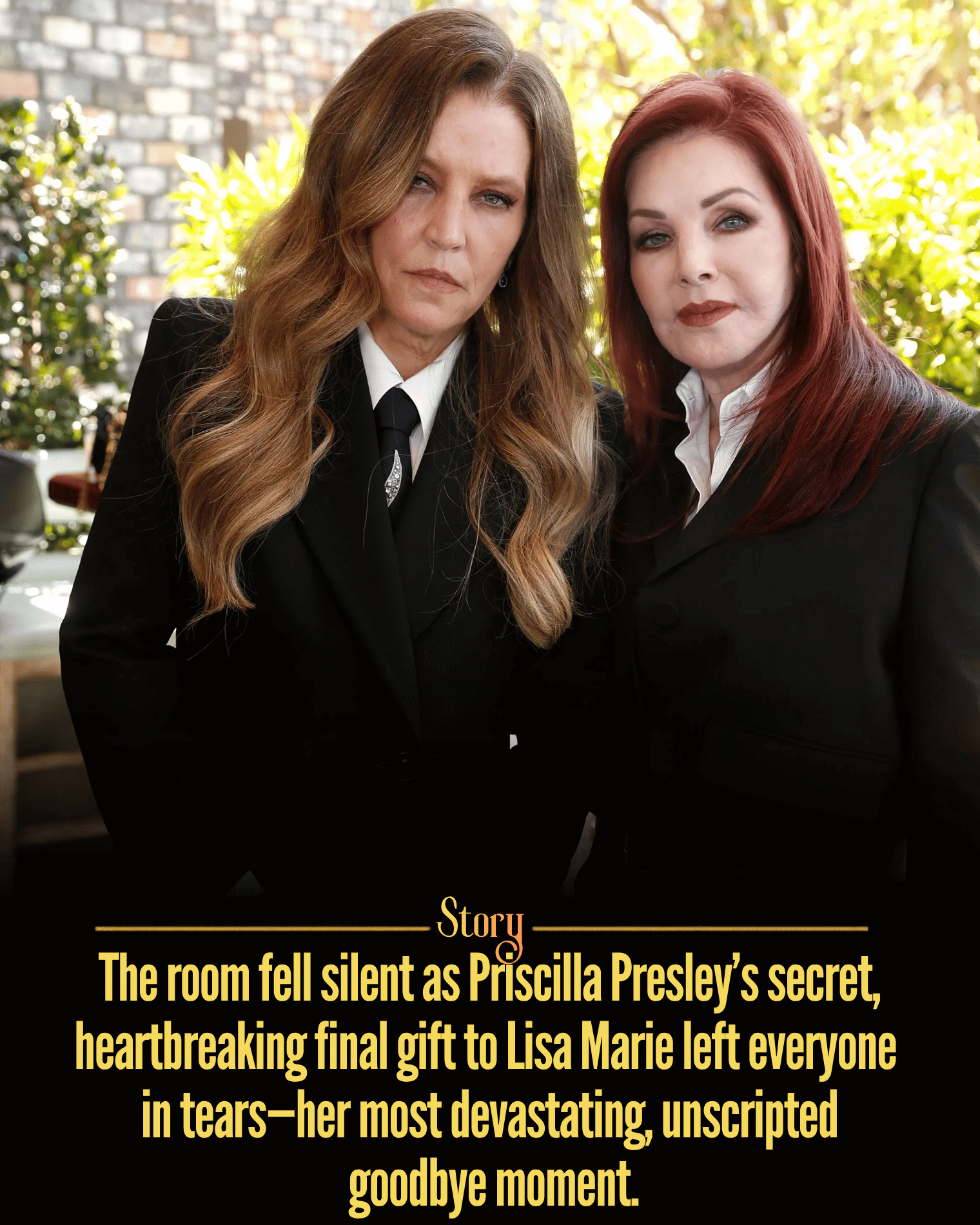 The room fell silent as Priscilla Presley’s secret, heartbreaking final gift to Lisa Marie left everyone in tears—her most devastating, unscripted goodbye moment.