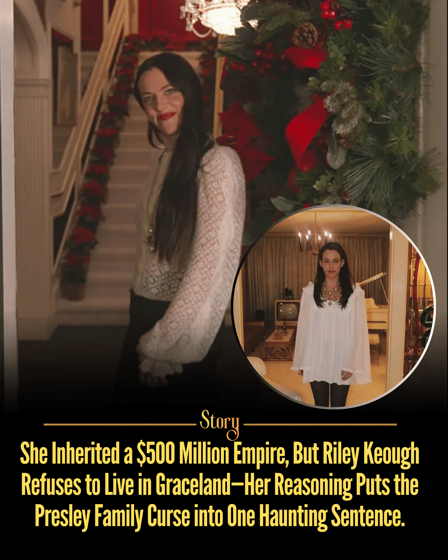 She Inherited a $500 Million Empire, But Riley Keough Refuses to Live in Graceland—Her Reasoning Puts the Presley Family Curse into One Haunting Sentence.