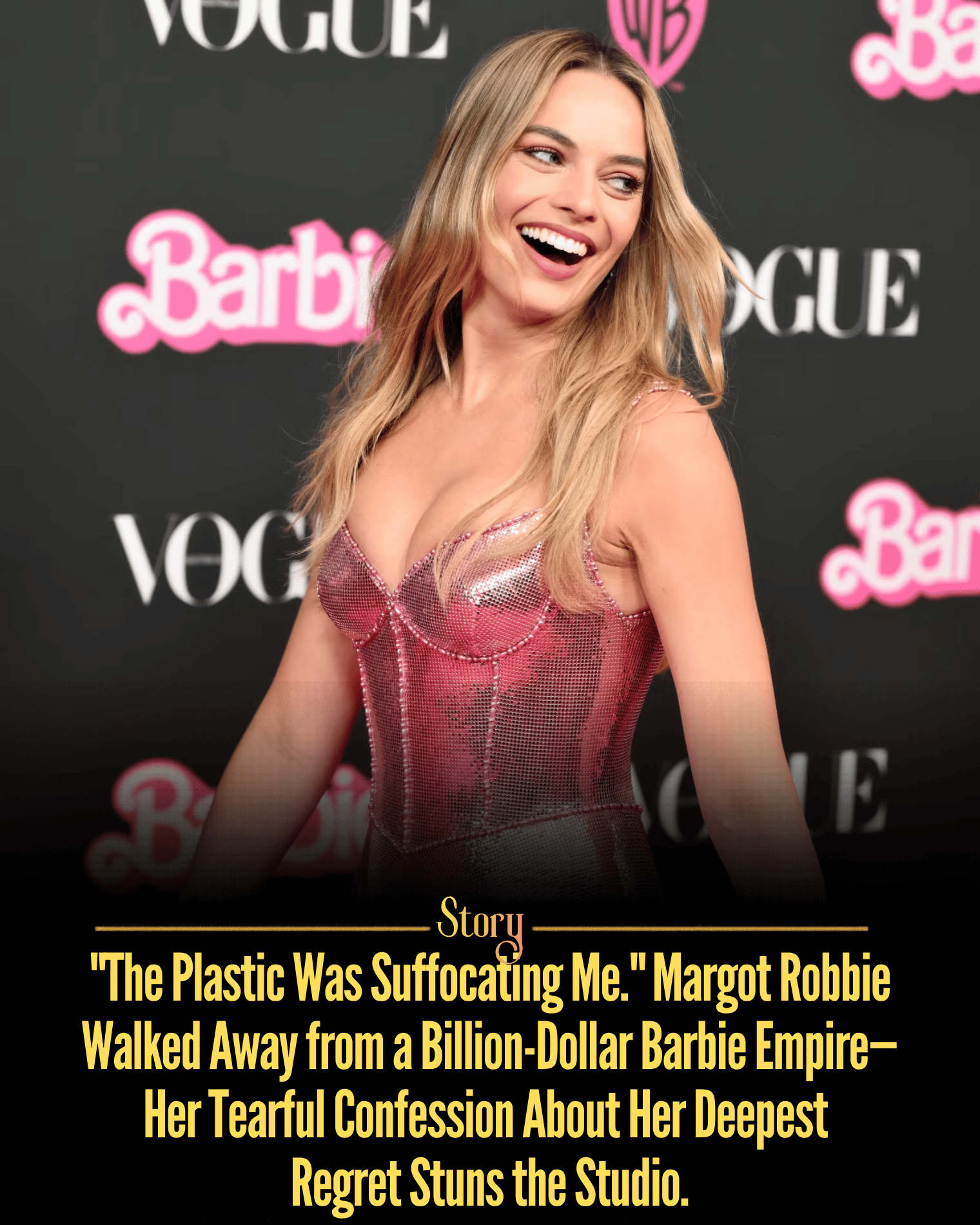 “The Plastic Was Suffocating Me.” Margot Robbie Walked Away from a Billion-Dollar Barbie Empire—Her Tearful Confession About Her Deepest Regret Stuns the Studio.