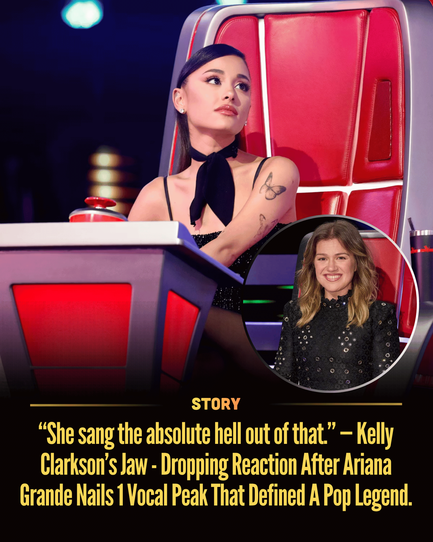 “She sang the absolute hell out of that.” — Kelly Clarkson’s Jaw-Dropping Reaction After Ariana Grande Nails 1 Vocal Peak That Defined A Pop Legend.