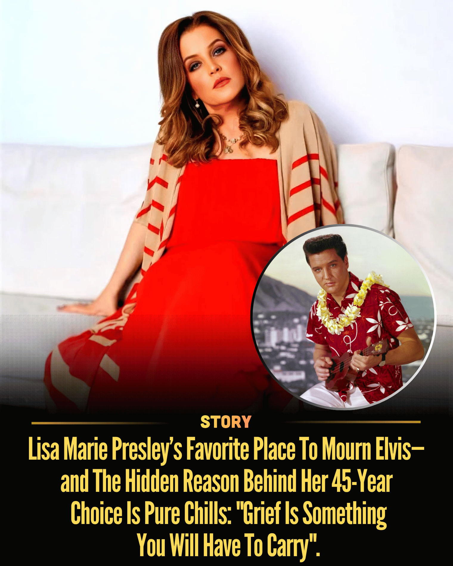 Lisa Marie Presley’s Favorite Place To Mourn Elvis—and The Hidden Reason Behind Her 45-Year Choice Is Pure Chills: “Grief Is Something You Will Have To Carry”.