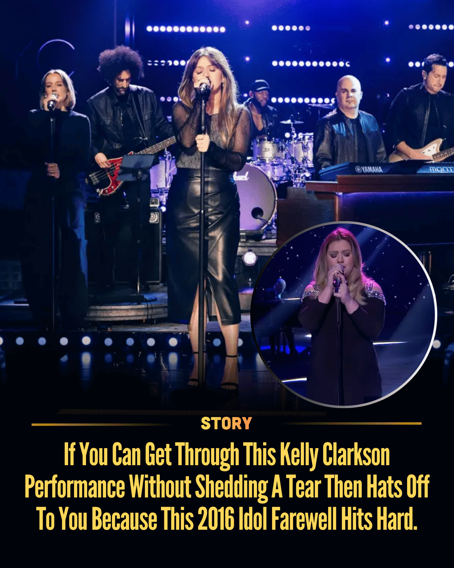 If You Can Get Through This Kelly Clarkson Performance Without Shedding A Tear Then Hats Off To You Because This 2016 Idol Farewell Hits Hard.