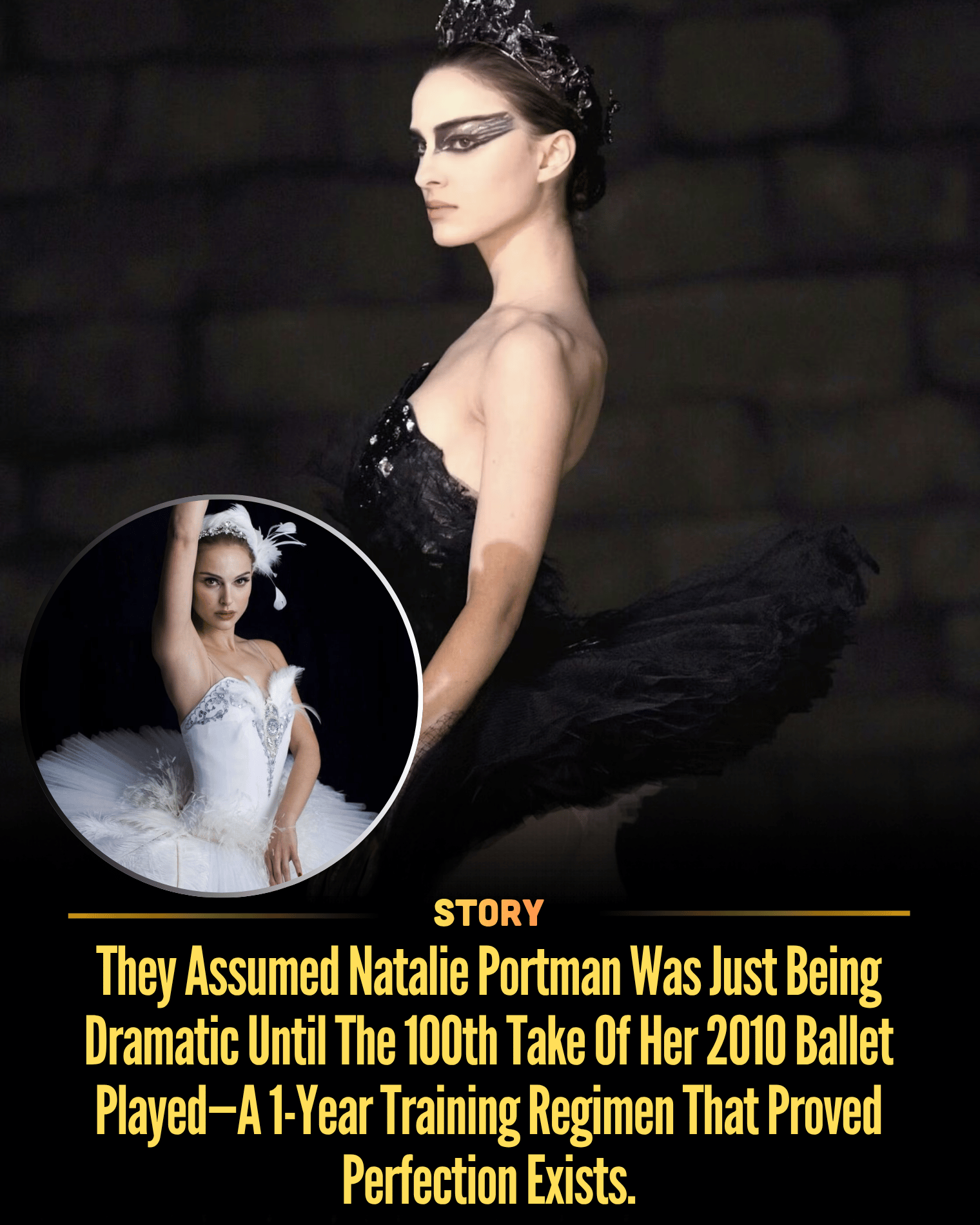 They Assumed Natalie Portman Was Just Being Dramatic Until The 100th Take Of Her 2010 Ballet Played—A 1-Year Training Regimen That Proved Perfection Exists.