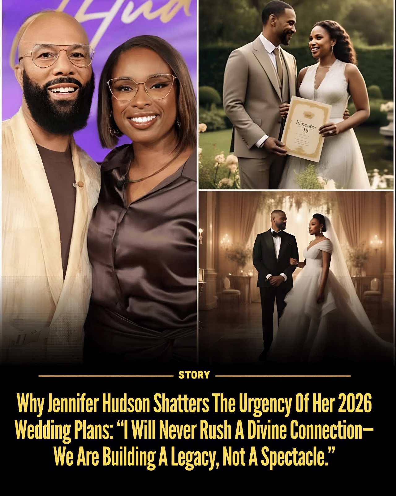 Why Jennifer Hudson Shatters The Urgency Of Her 2026 Wedding Plans: “I Will Never Rush A Divine Connection—We Are Building A Legacy, Not A Spectacle.”