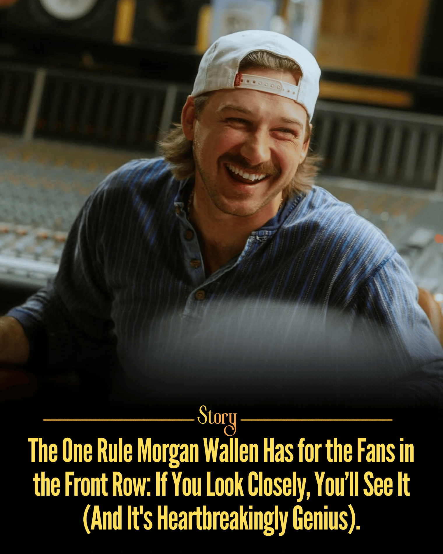 The One Rule Morgan Wallen Has for the Fans in the Front Row: If You Look Closely, You’ll See It (And It’s Heartbreakingly Genius).
