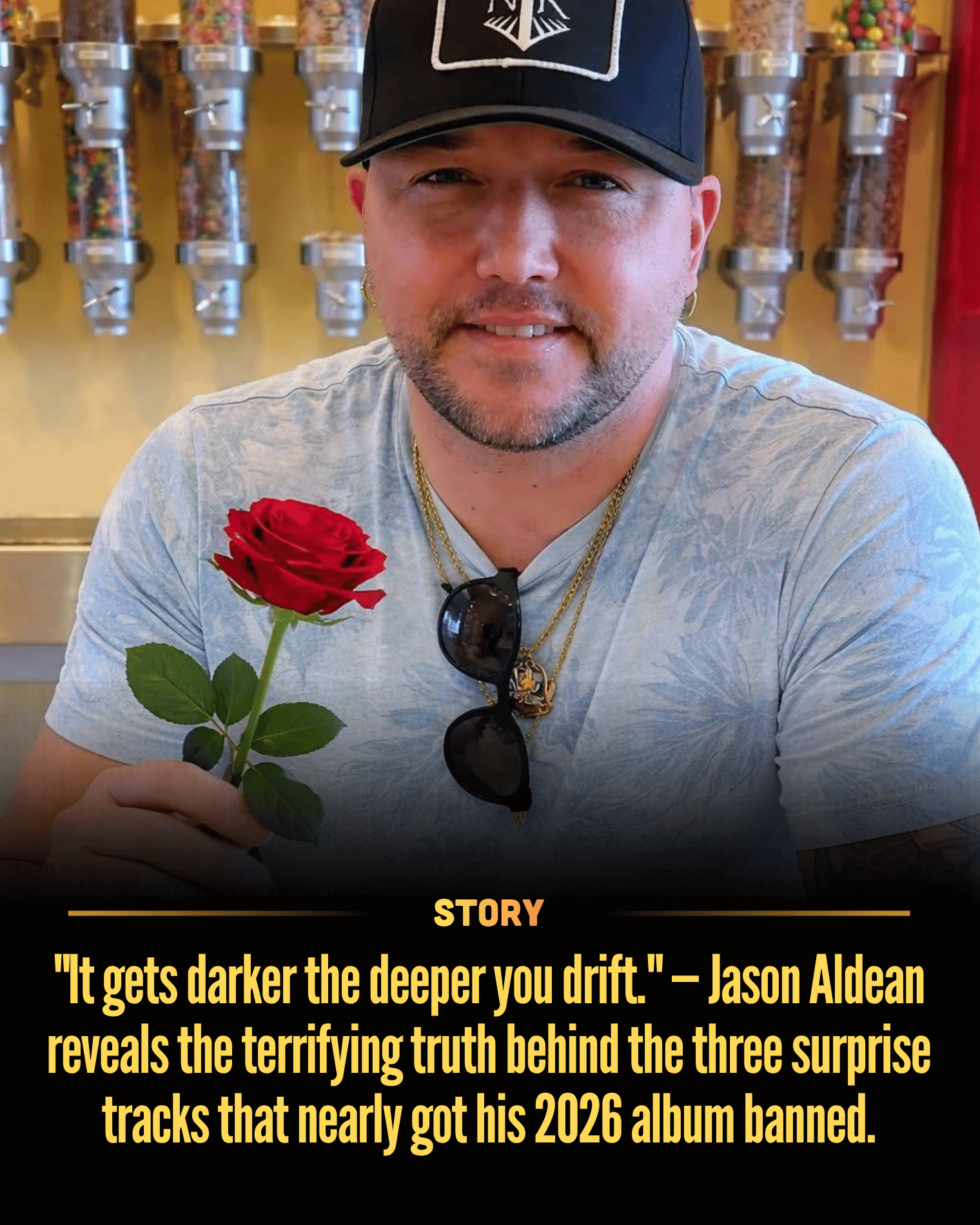 “It gets darker the deeper you drift.” — Jason Aldean reveals the terrifying truth behind the three surprise tracks that nearly got his 2026 album banned.