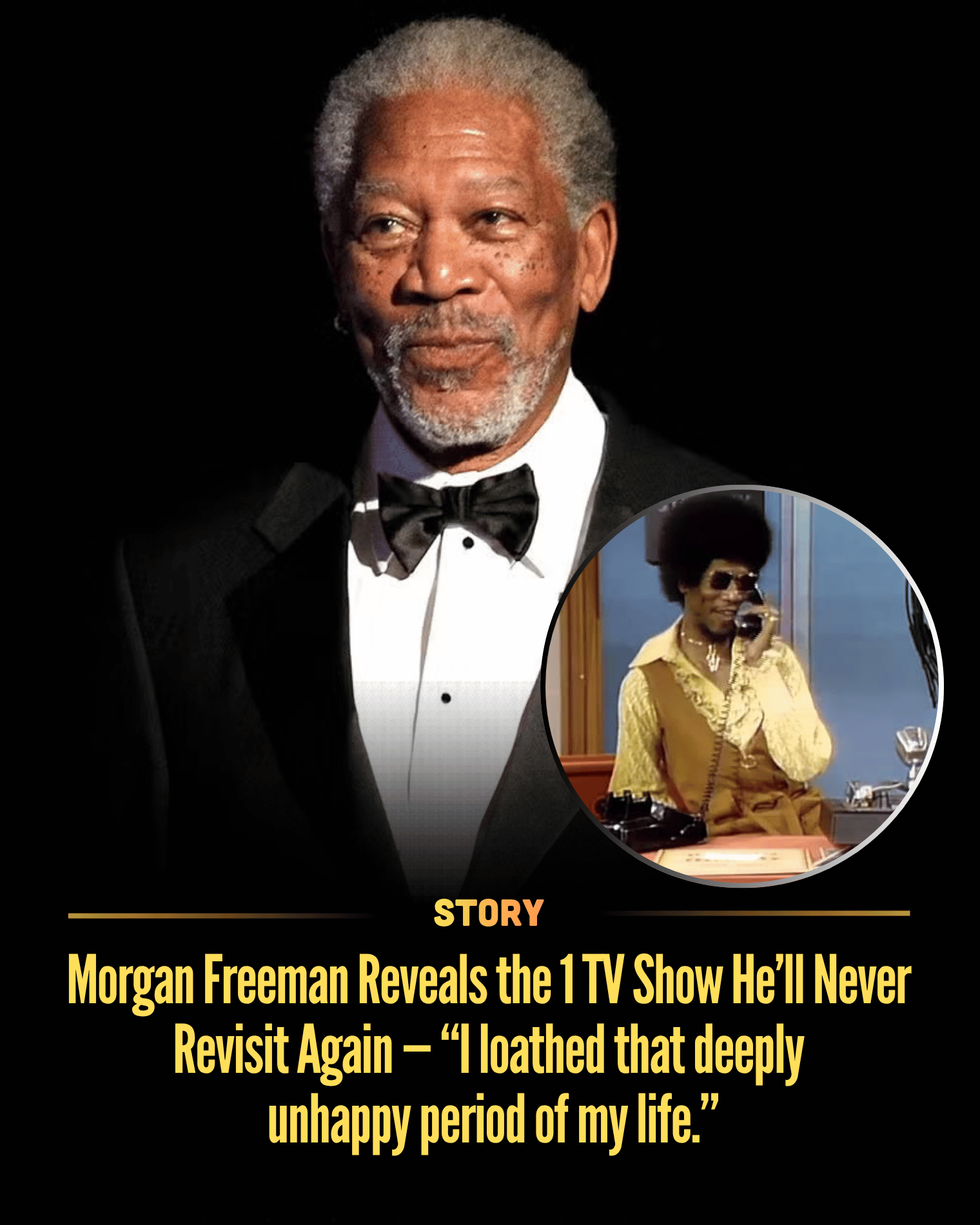 Morgan Freeman Reveals the 1 TV Show He’ll Never Revisit Again — “I loathed that deeply unhappy period of my life.”