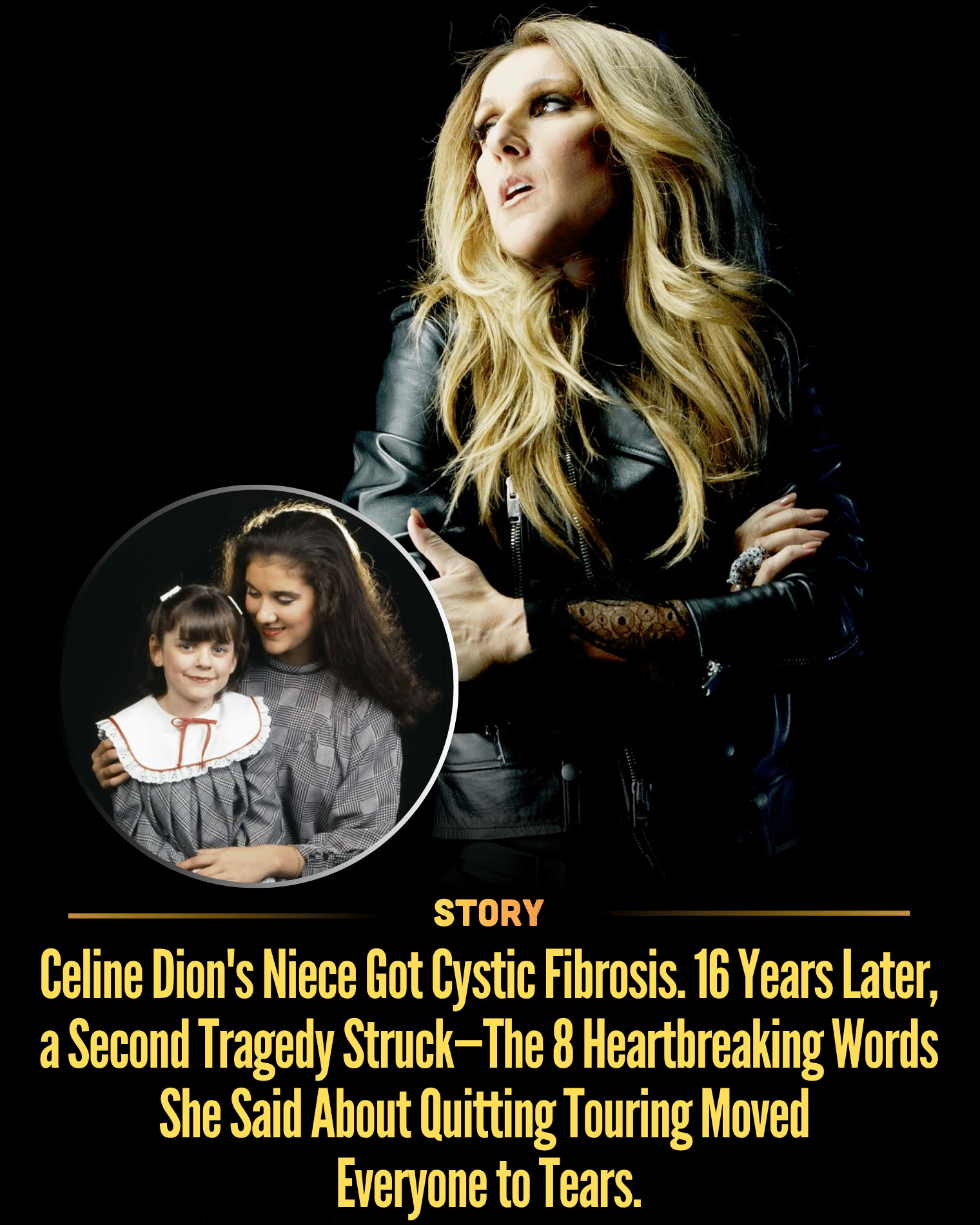 Celine Dion’s Niece Got Cystic Fibrosis. 16 Years Later, a Second Tragedy Struck—The 8 Heartbreaking Words She Said About Quitting Touring Moved Everyone to Tears.