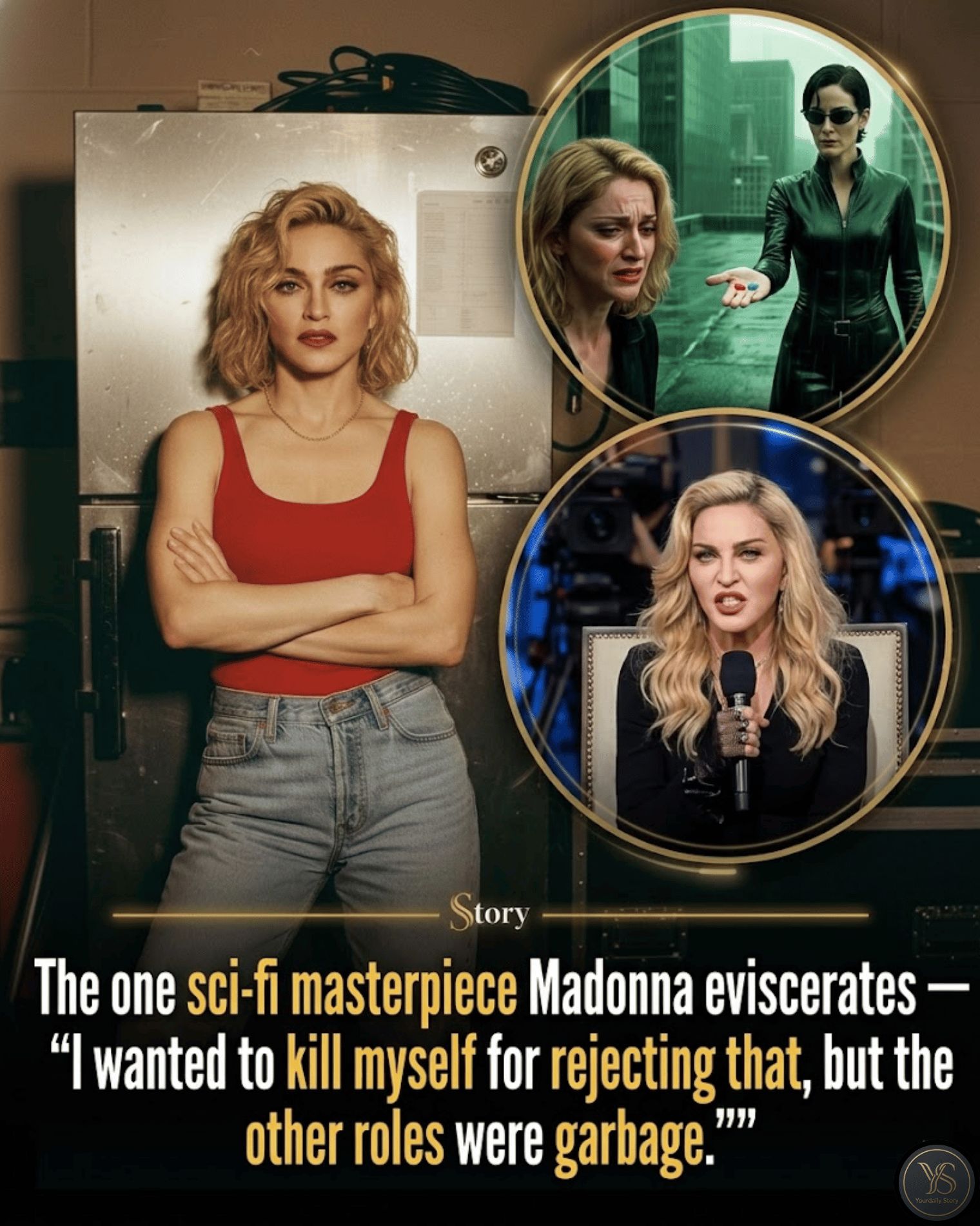 The one sci-fi masterpiece Madonna eviscerates — “I wanted to kill myself for rejecting that, but the other roles were garbage.”