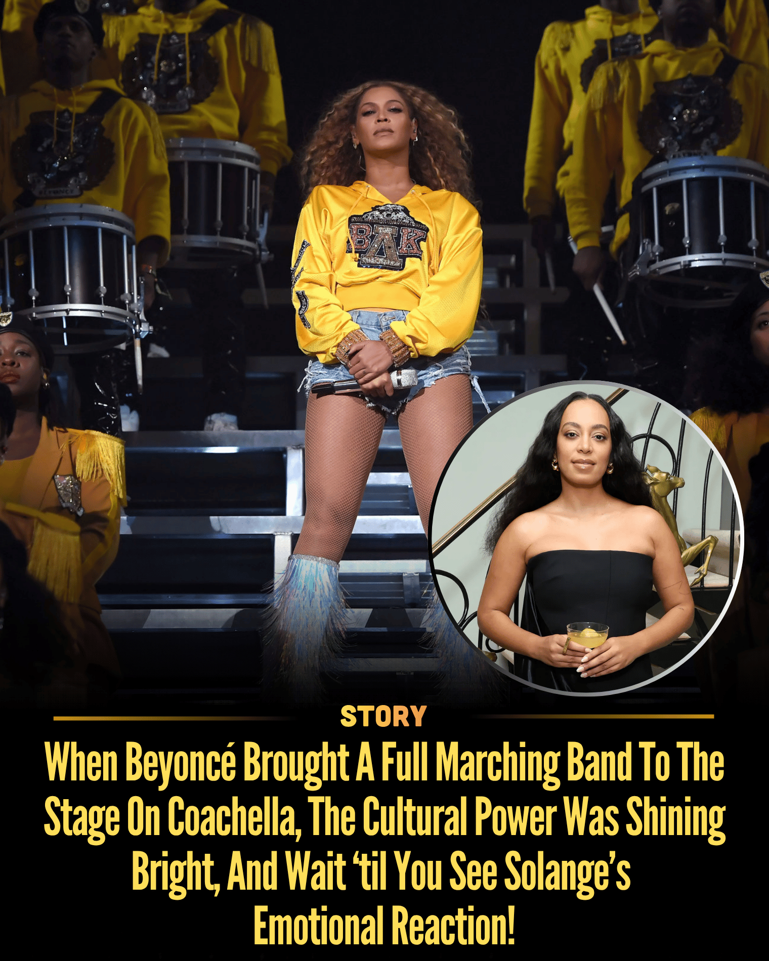 When Beyoncé Brought A Full Marching Band To The Stage On Coachella, The Cultural Power Was Shining Bright, And Wait ‘til You See Solange’s Emotional Reaction!