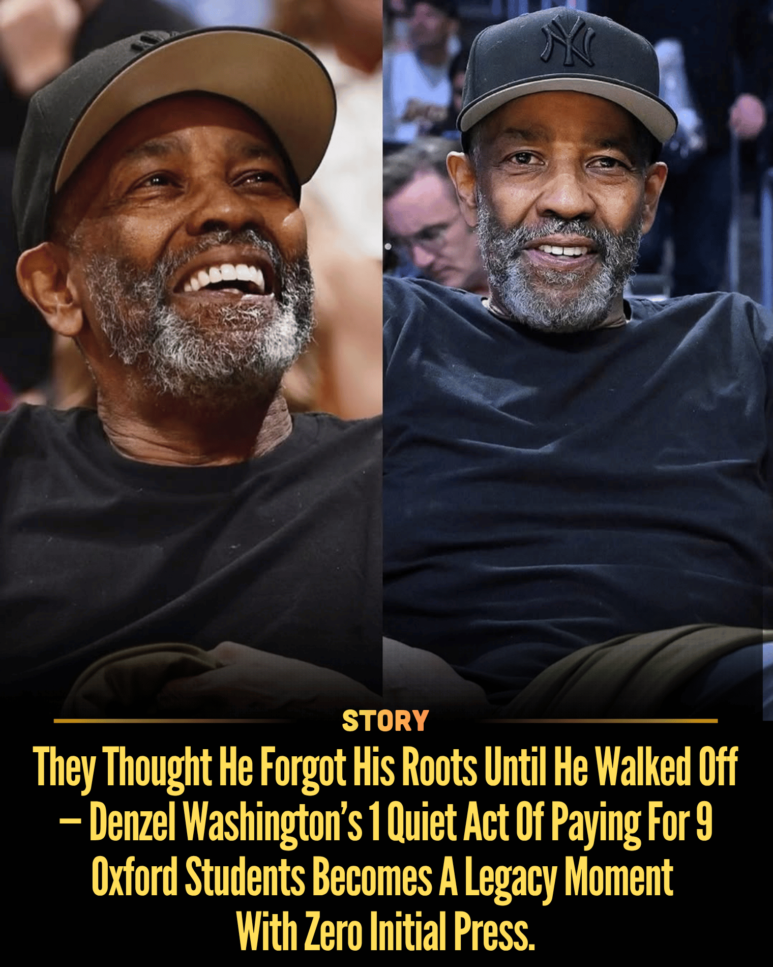 They Thought He Forgot His Roots Until He Walked Off — Denzel Washington’s 1 Quiet Act Of Paying For 9 Oxford Students Becomes A Legacy Moment With Zero Initial Press.