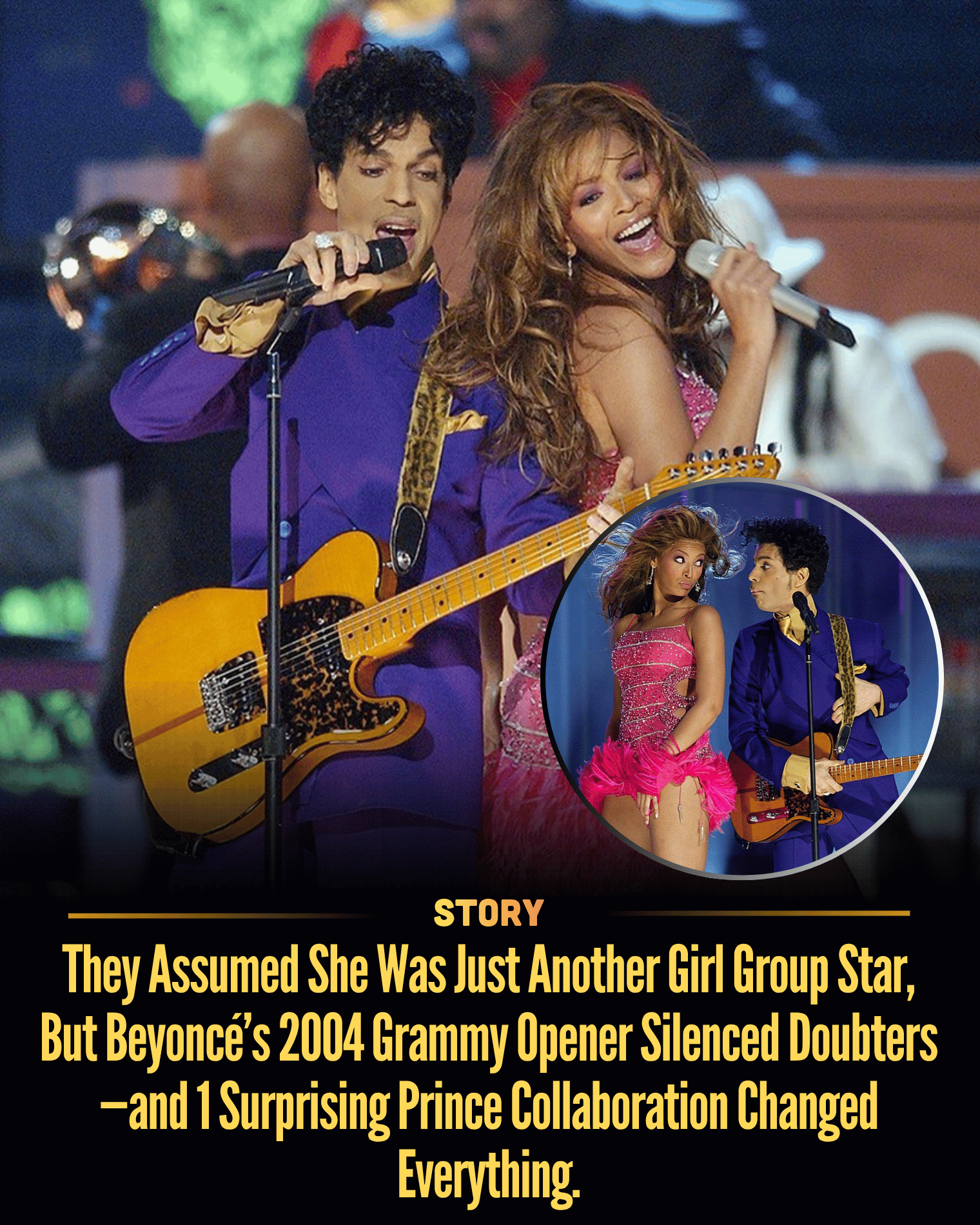 They Assumed She Was Just Another Girl Group Star, But Beyoncé’s 2004 Grammy Opener Silenced Doubters—and 1 Surprising Prince Collaboration Changed Everything.