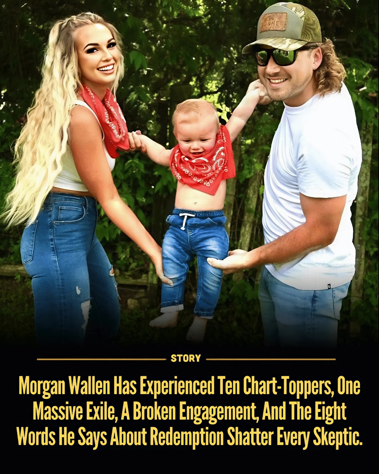 Morgan Wallen Has Experienced Ten Chart-Toppers, One Massive Exile, A Broken Engagement, And The Eight Words He Says About Redemption Shatter Every Skeptic.