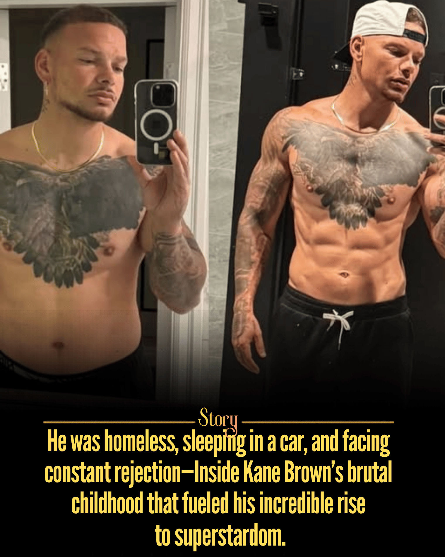 He was homeless, sleeping in a car, and facing constant rejection—Inside Kane Brown’s brutal childhood that fueled his incredible rise to superstardom.