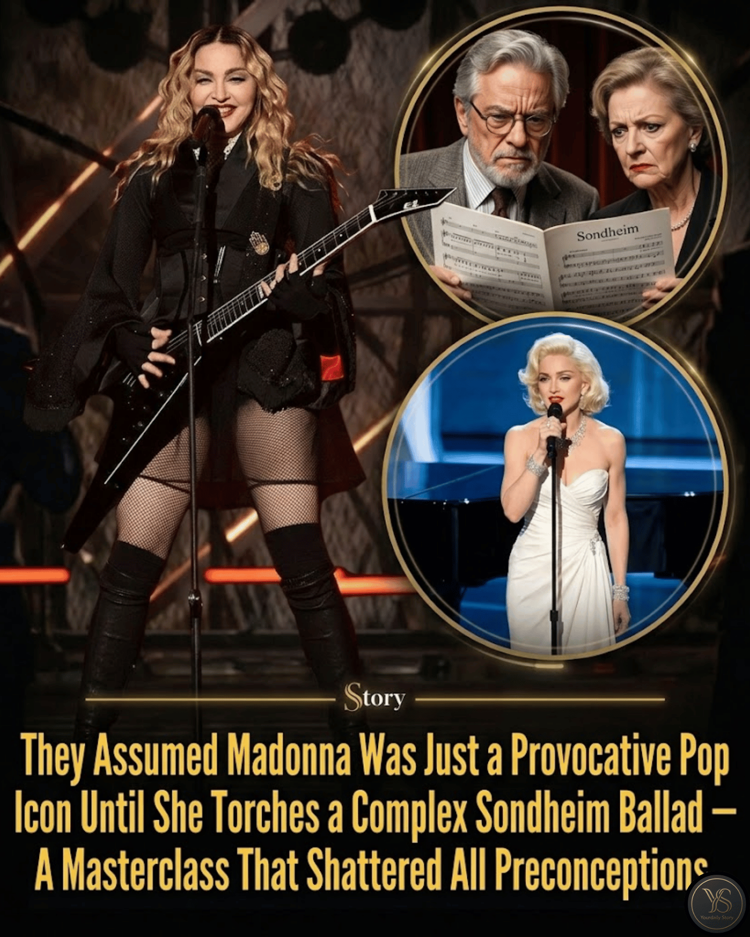 They Assumed Madonna Was Just a Provocative Pop Icon Until She Torches a Complex Sondheim Ballad — A Masterclass That Shattered All Preconceptions.