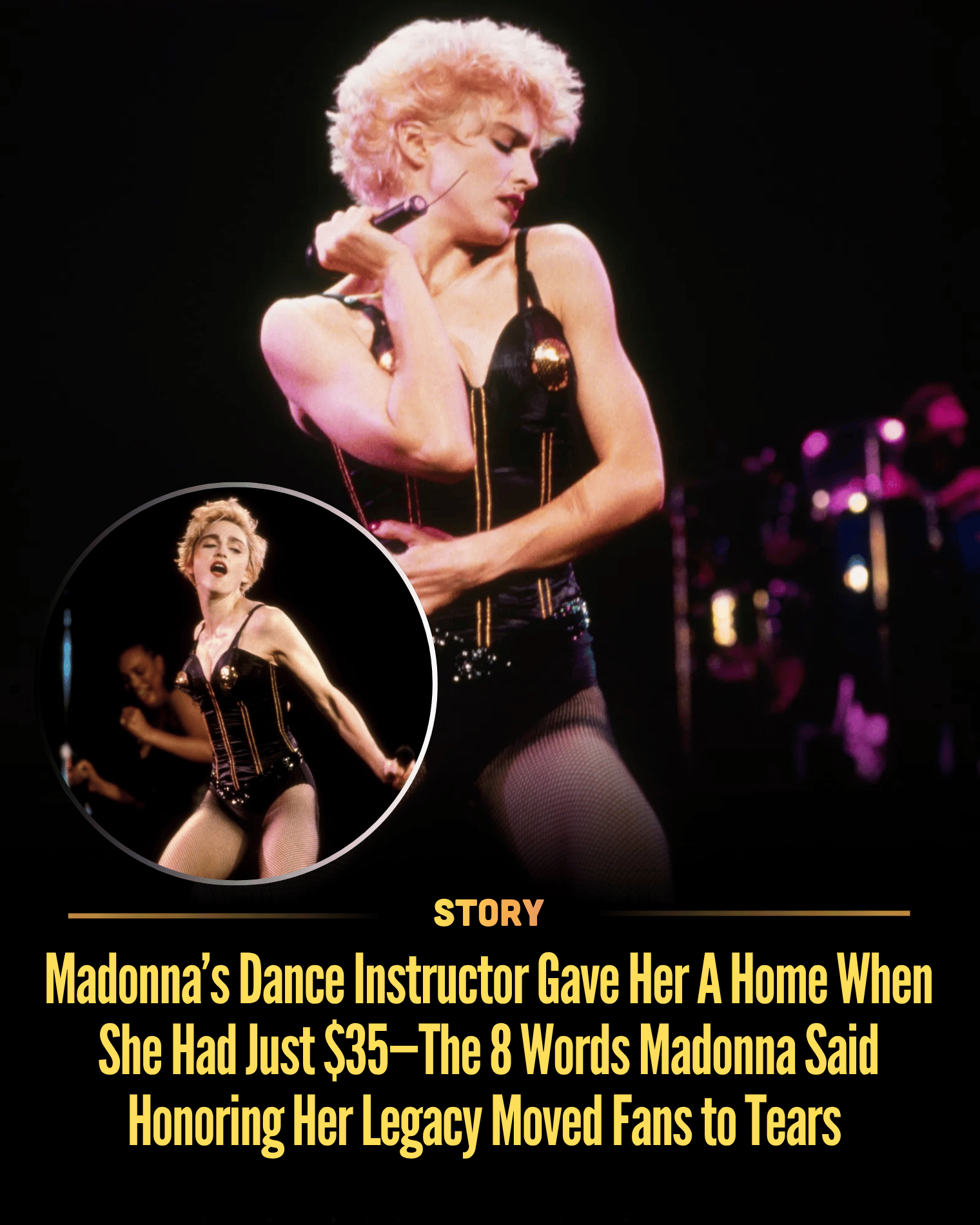 Madonna’s Dance Instructor Gave Her A Home When She Had Just $35—The 8 Words Madonna Said Honoring Her Legacy Moved Fans to Tears