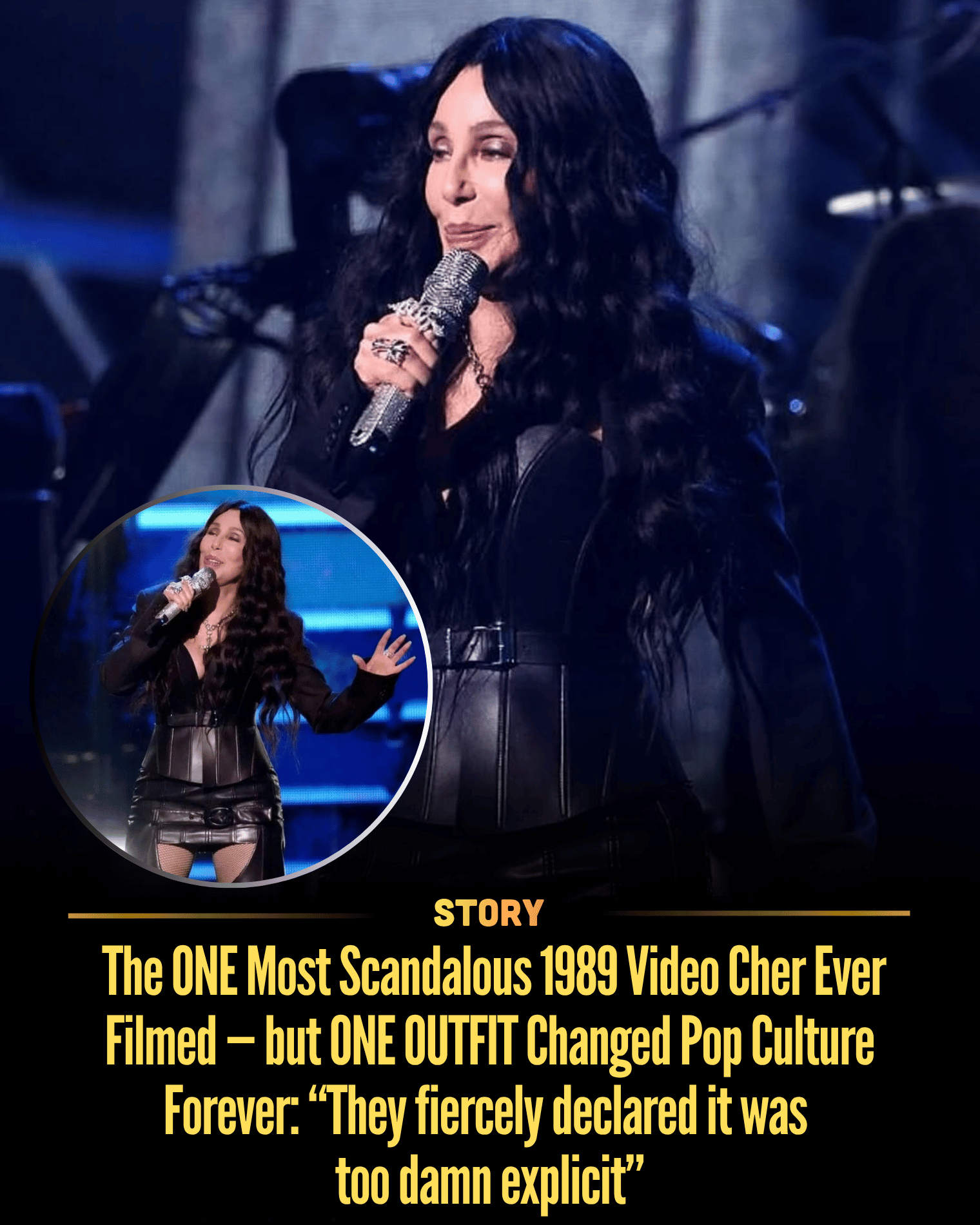 The ONE Most Scandalous 1989 Video Cher Ever Filmed — but ONE OUTFIT Changed Pop Culture Forever: “They fiercely declared it was too damn explicit”