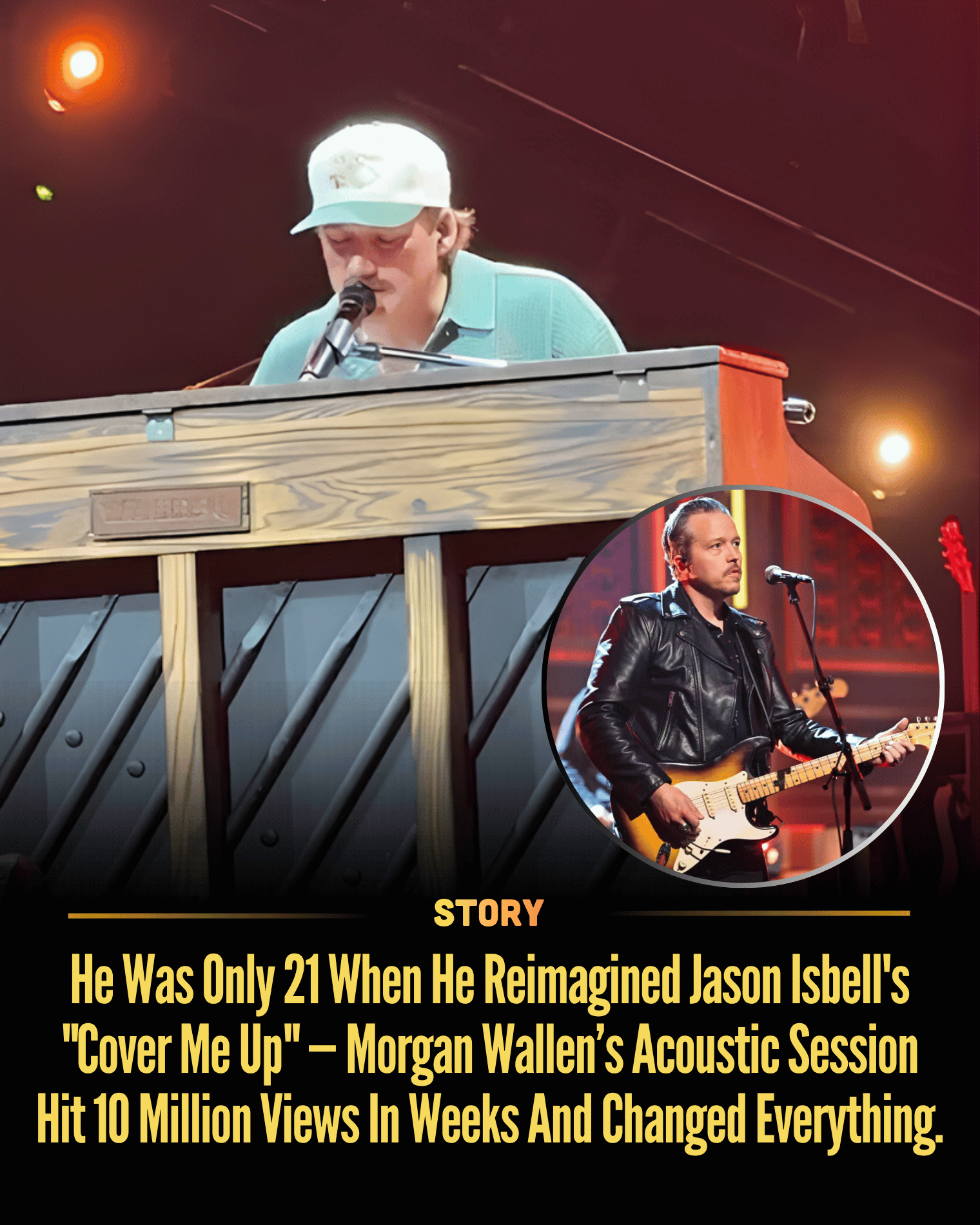 He Was Only 21 When He Reimagined Jason Isbell’s “Cover Me Up” — Morgan Wallen’s Acoustic Session Hit 10 Million Views In Weeks And Changed Everything.