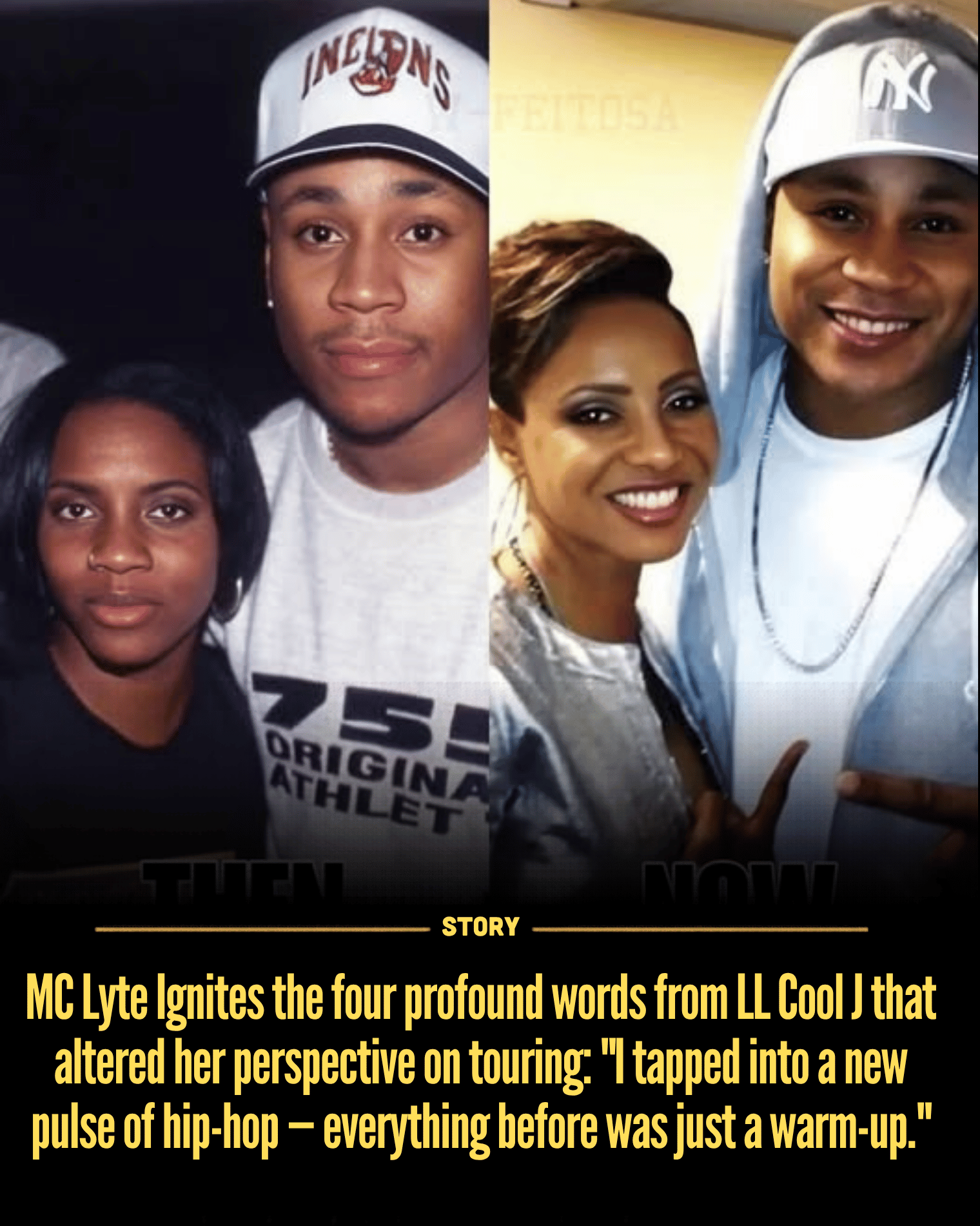MC Lyte Ignites the four profound words from LL Cool J that altered her perspective on touring: “I tapped into a new pulse of hip-hop — everything before was just a warm-up.”