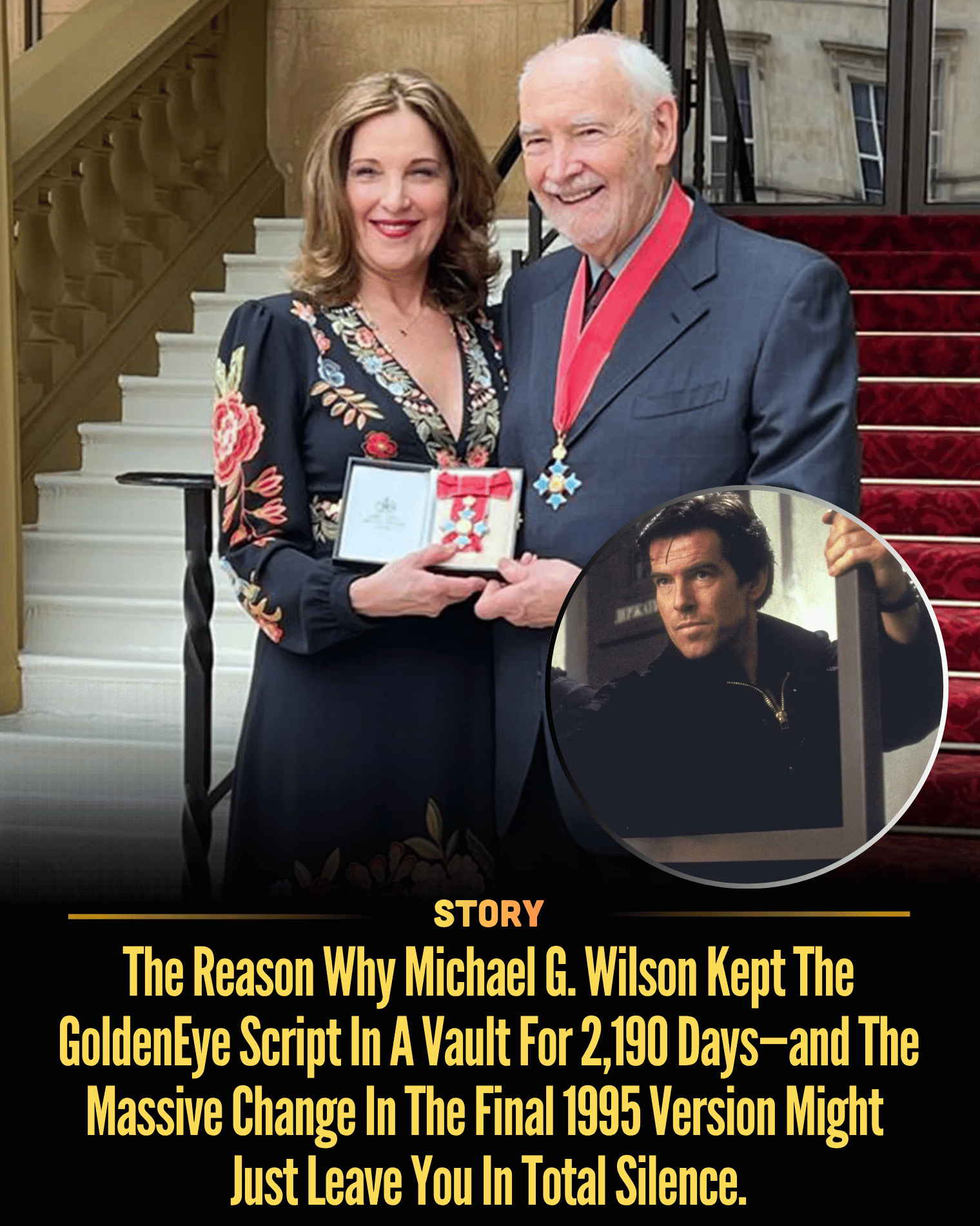 The Reason Why Michael G. Wilson Kept The GoldenEye Script In A Vault For 2,190 Days—and The Massive Change In The Final 1995 Version Might Just Leave You In Total Silence.