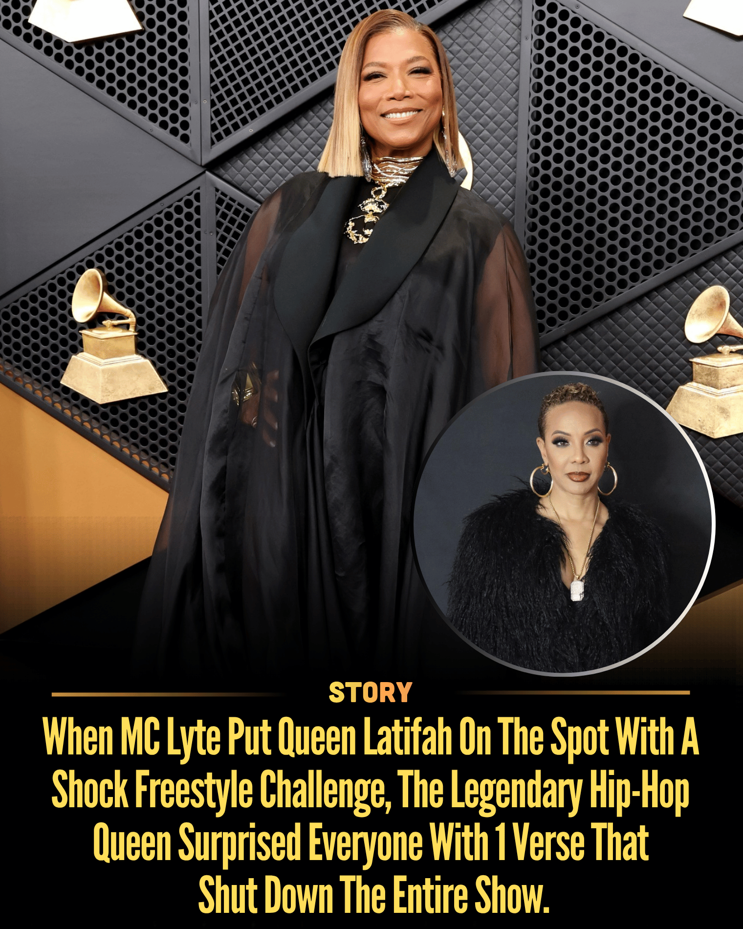 When MC Lyte Put Queen Latifah On The Spot With A Shock Freestyle Challenge, The Legendary Hip-Hop Queen Surprised Everyone With 1 Verse That Shut Down The Entire Show.