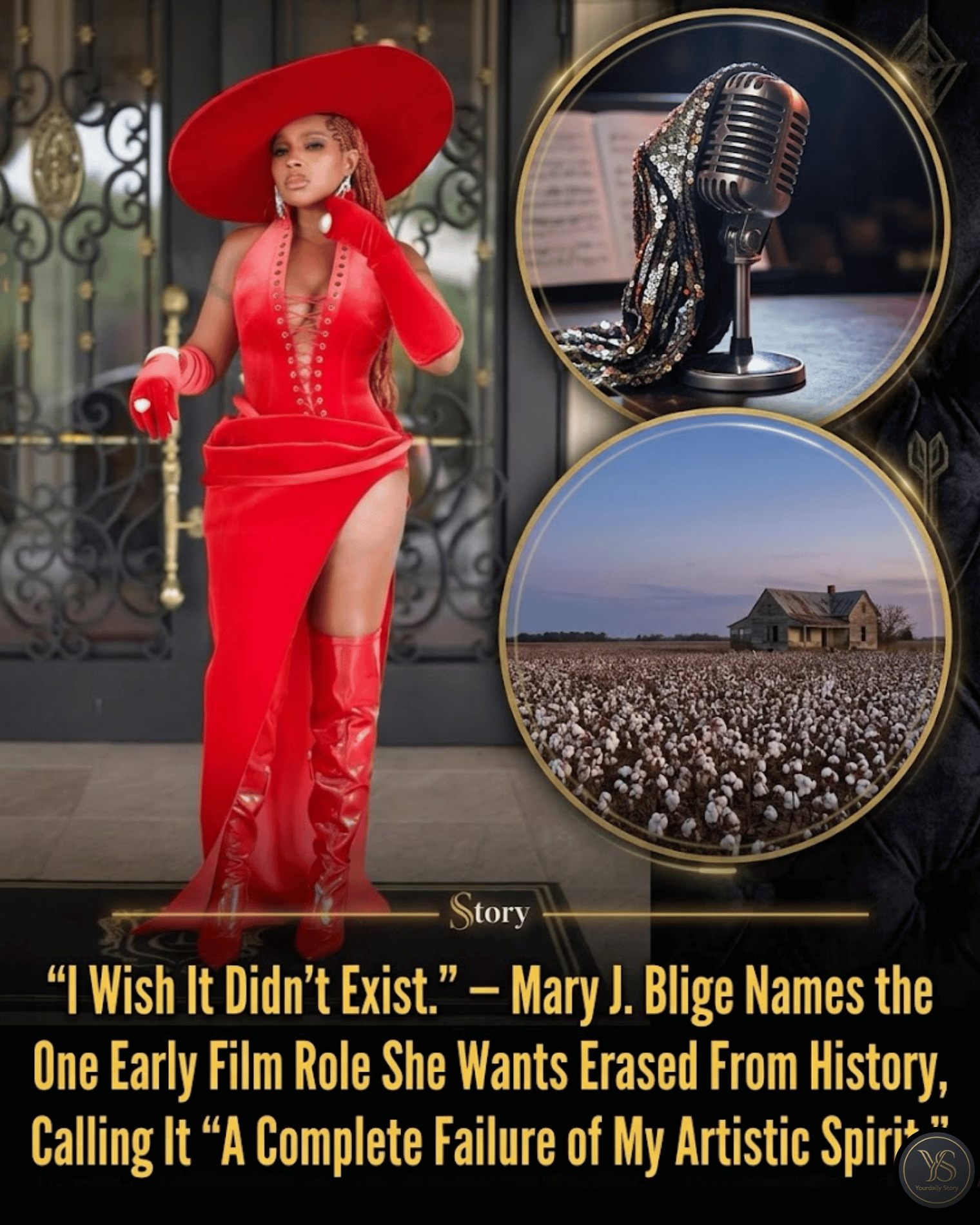 “I Wish It Didn’t Exist.” — Mary J. Blige Names the One Early Film Role She Wants Erased From History, Calling It “A Complete Failure of My Artistic Spirit.”